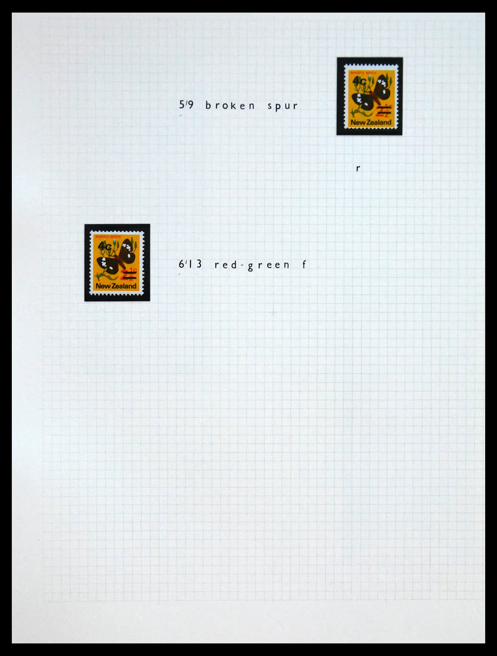 41404 0035 - Postzegelverzameling 41404 New Zealand 1970-1971.