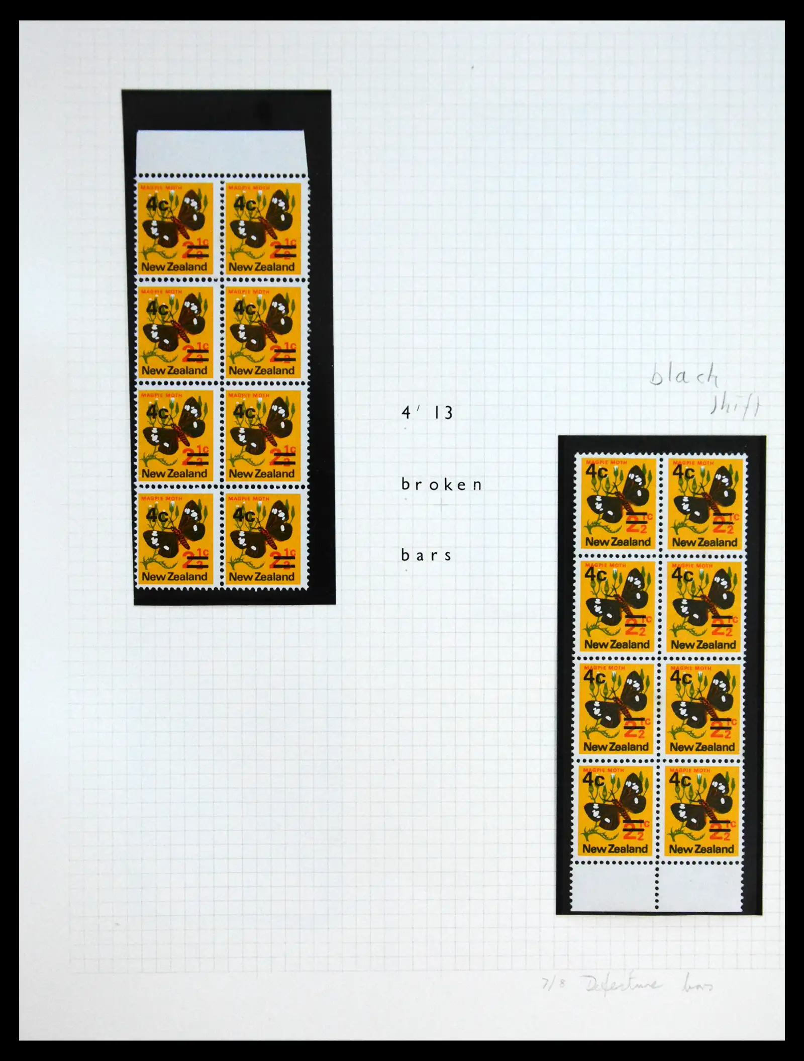 41404 0036 - Postzegelverzameling 41404 New Zealand 1970-1971.