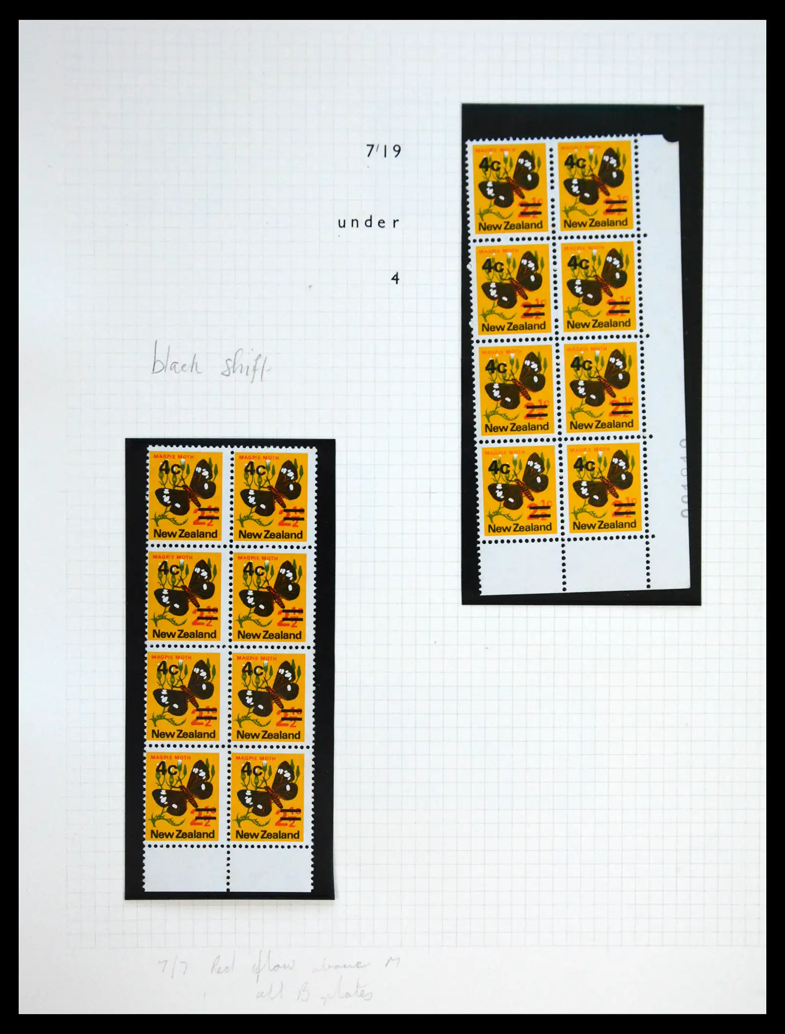 41404 0037 - Postzegelverzameling 41404 New Zealand 1970-1971.