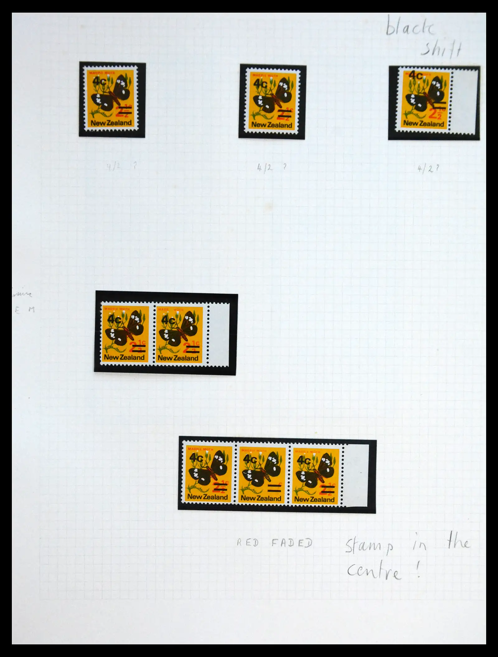 41404 0038 - Postzegelverzameling 41404 New Zealand 1970-1971.