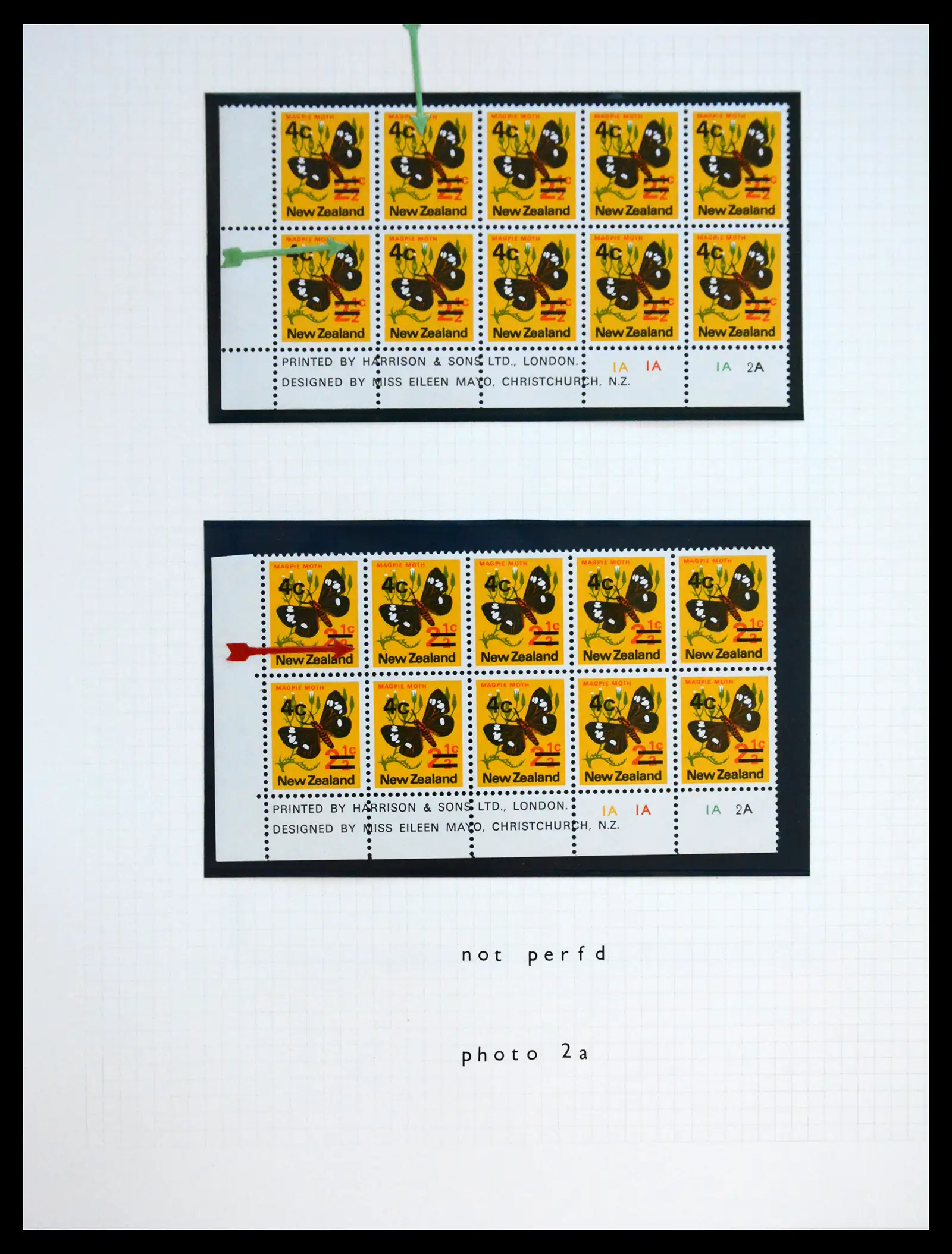 41404 0041 - Postzegelverzameling 41404 New Zealand 1970-1971.