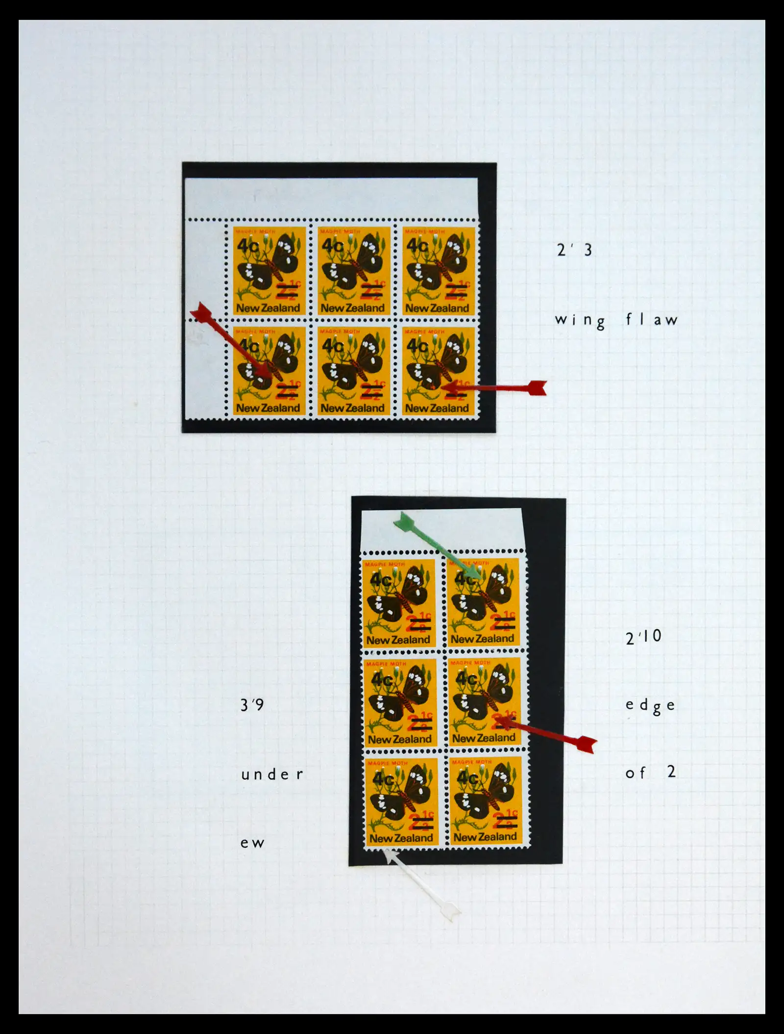 41404 0043 - Postzegelverzameling 41404 New Zealand 1970-1971.