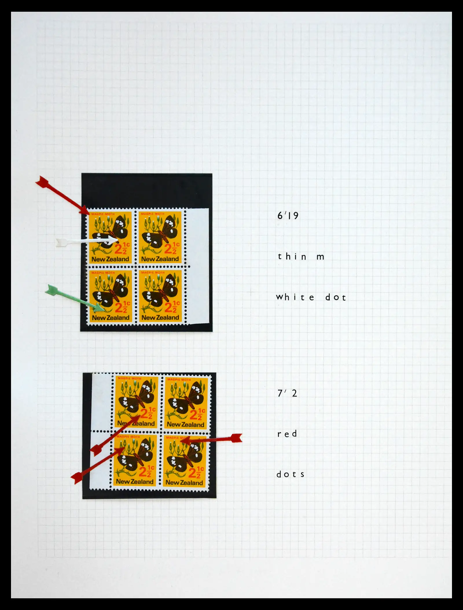 41404 0046 - Postzegelverzameling 41404 New Zealand 1970-1971.