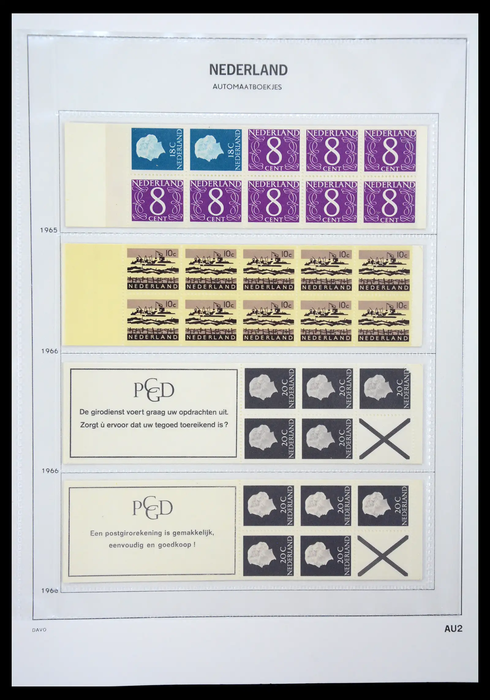 41423 0002 - Stamp collection 41423 Netherlands stamp booklets 1964-1994.