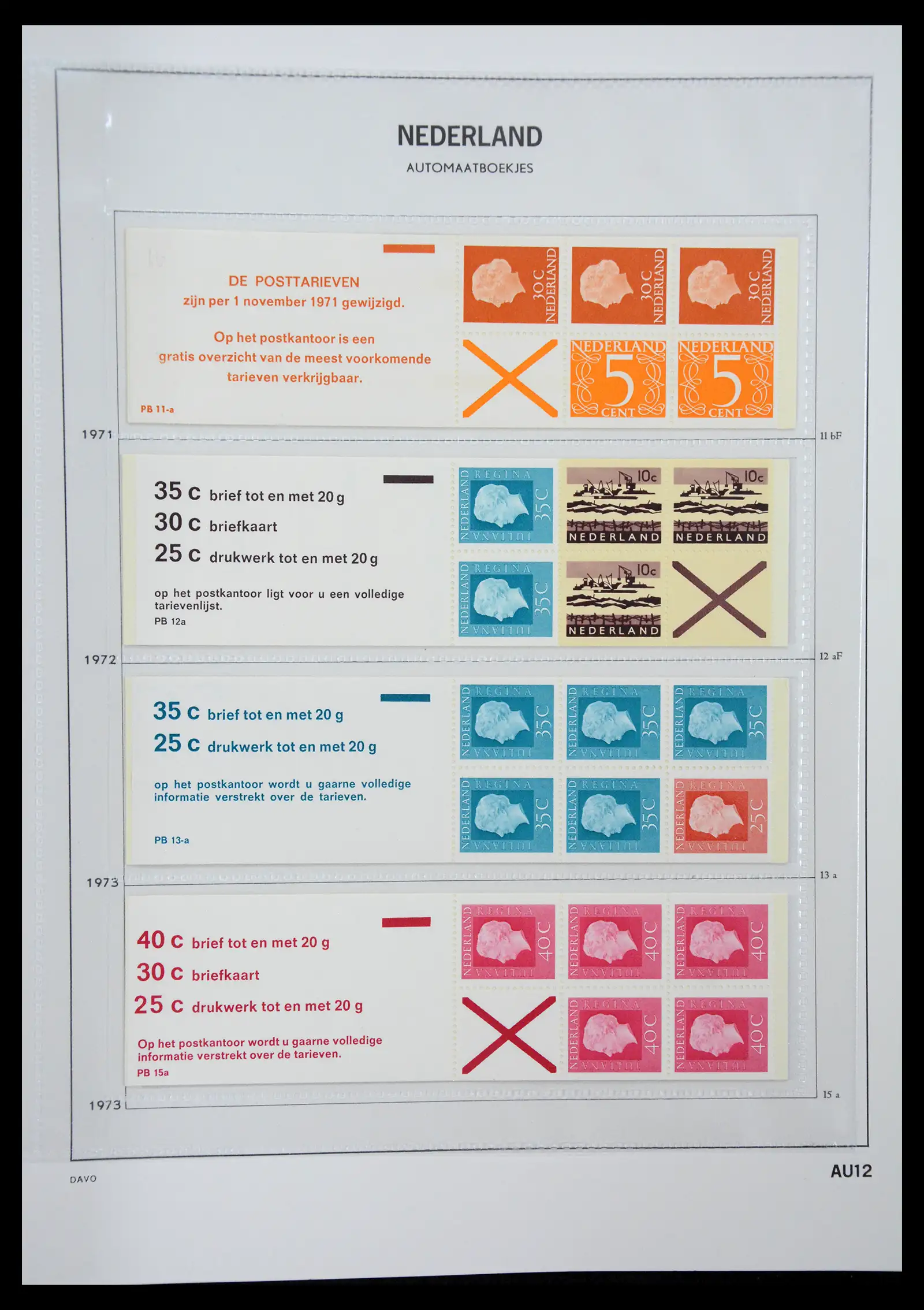41423 0012 - Stamp collection 41423 Netherlands stamp booklets 1964-1994.