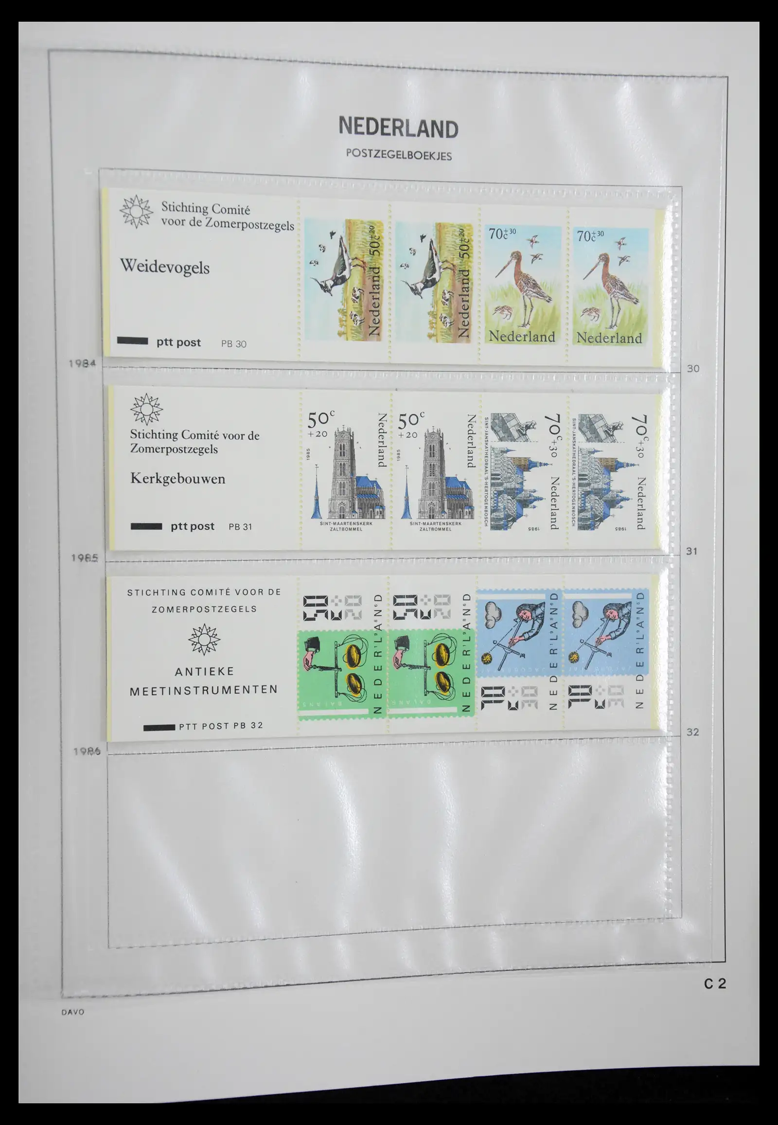 41423 0024 - Postzegelverzameling 41423 Nederland automaatboekjes 1964-1994.