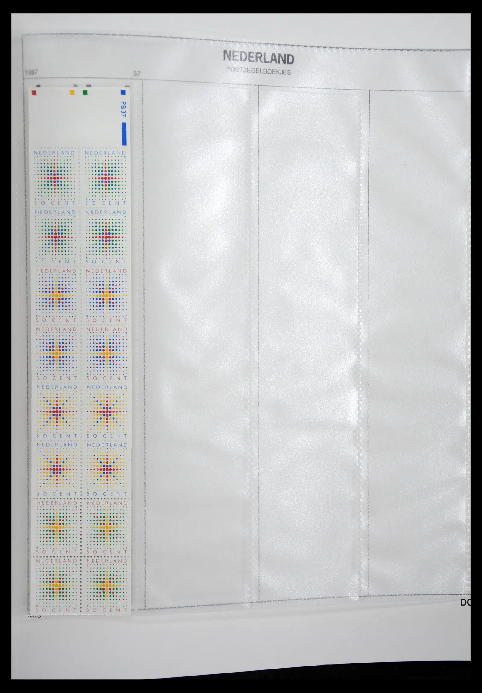 41423 0028 - Postzegelverzameling 41423 Nederland automaatboekjes 1964-1994.