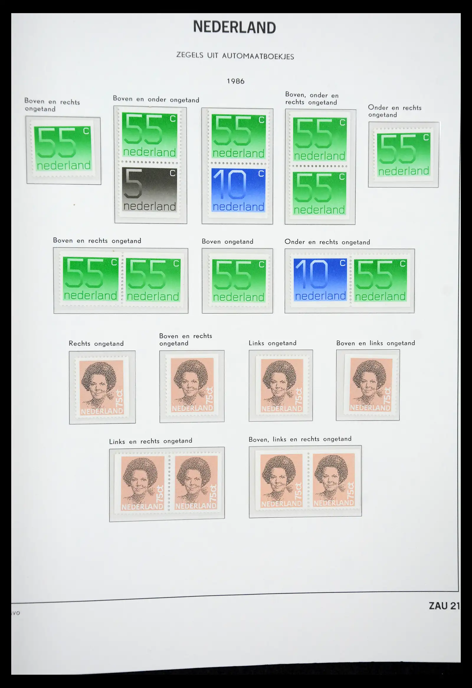 41423 0049 - Postzegelverzameling 41423 Nederland automaatboekjes 1964-1994.