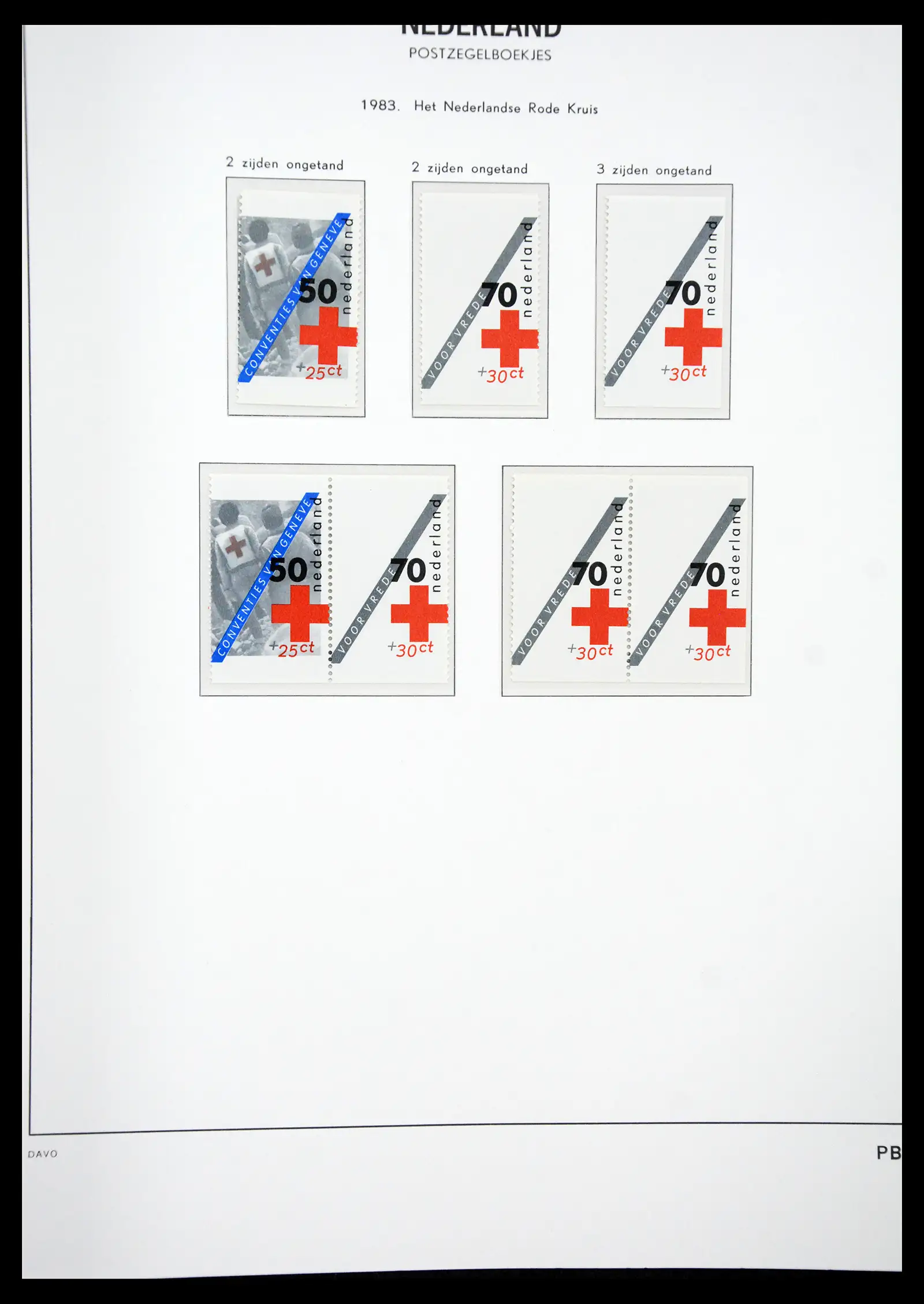 41423 0055 - Postzegelverzameling 41423 Nederland automaatboekjes 1964-1994.