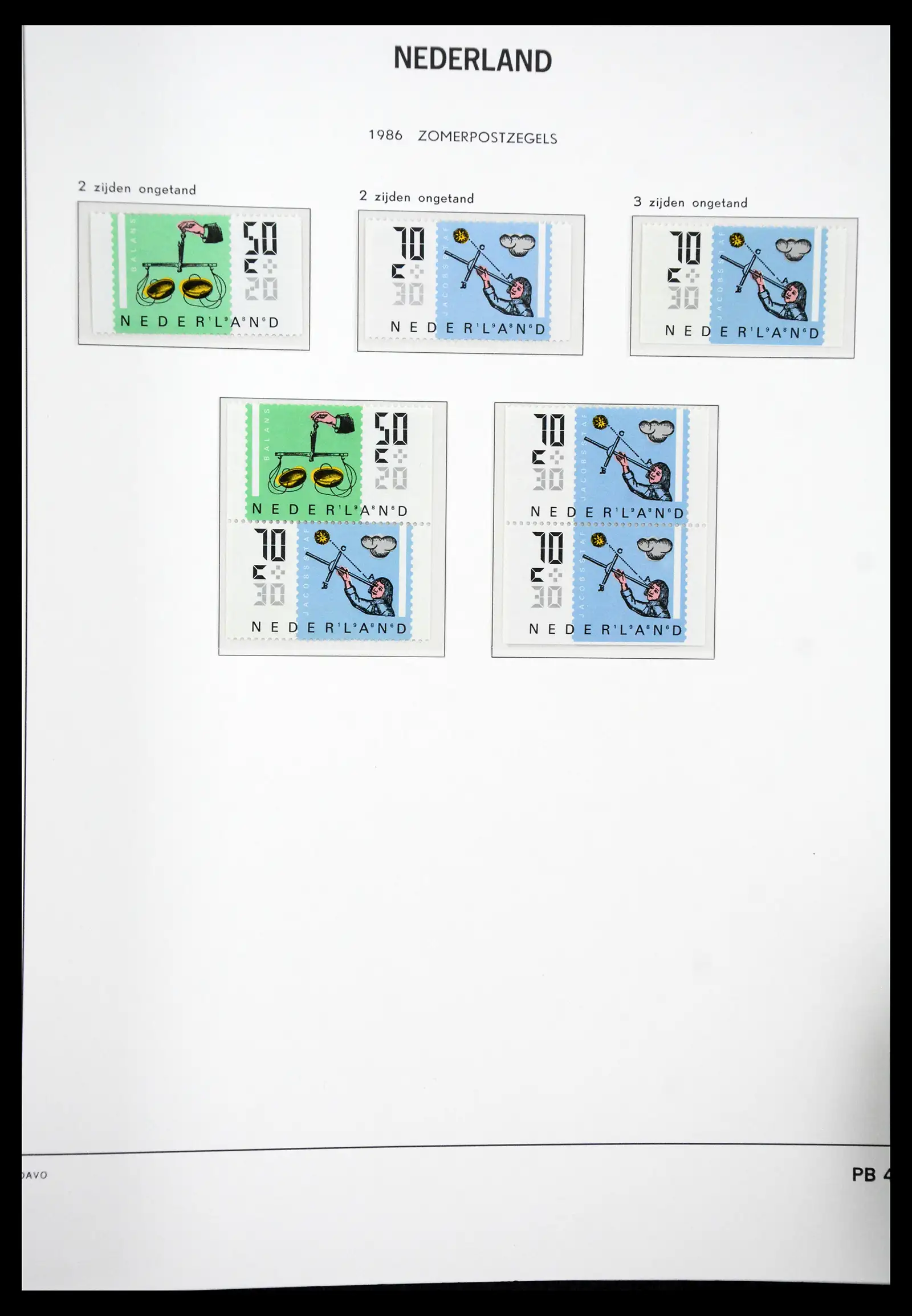 41423 0058 - Postzegelverzameling 41423 Nederland automaatboekjes 1964-1994.