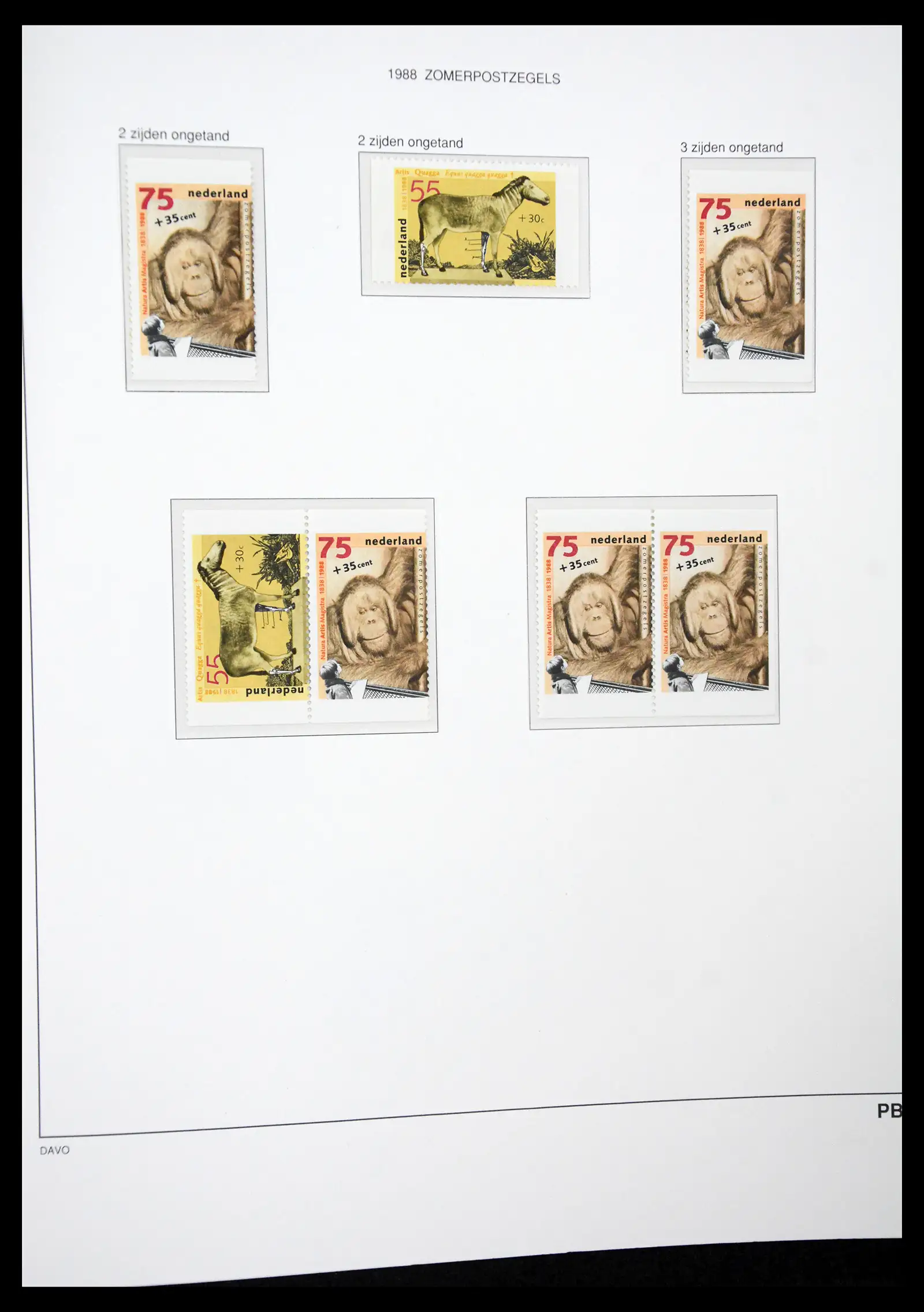 41423 0061 - Postzegelverzameling 41423 Nederland automaatboekjes 1964-1994.