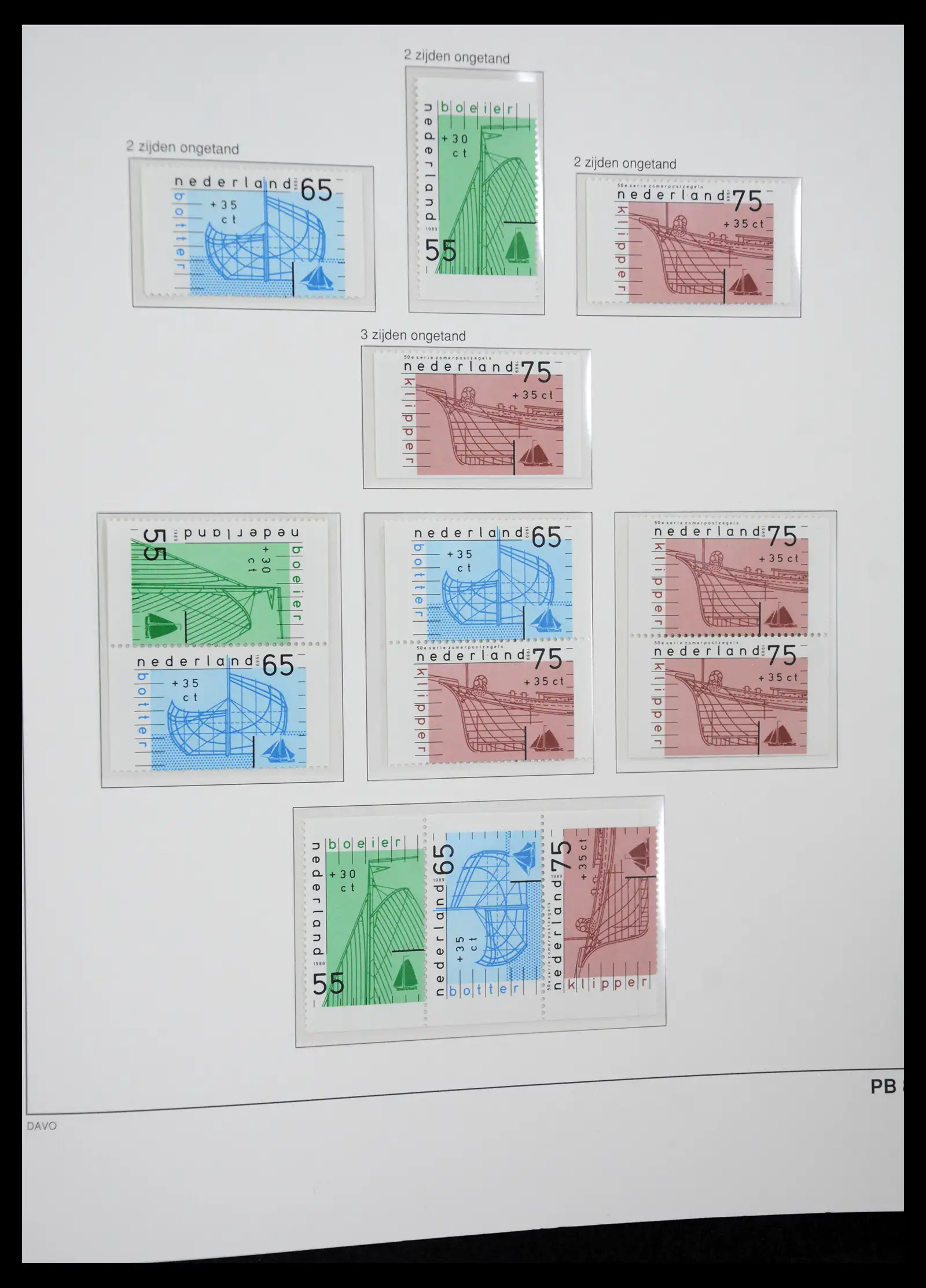 41423 0062 - Postzegelverzameling 41423 Nederland automaatboekjes 1964-1994.