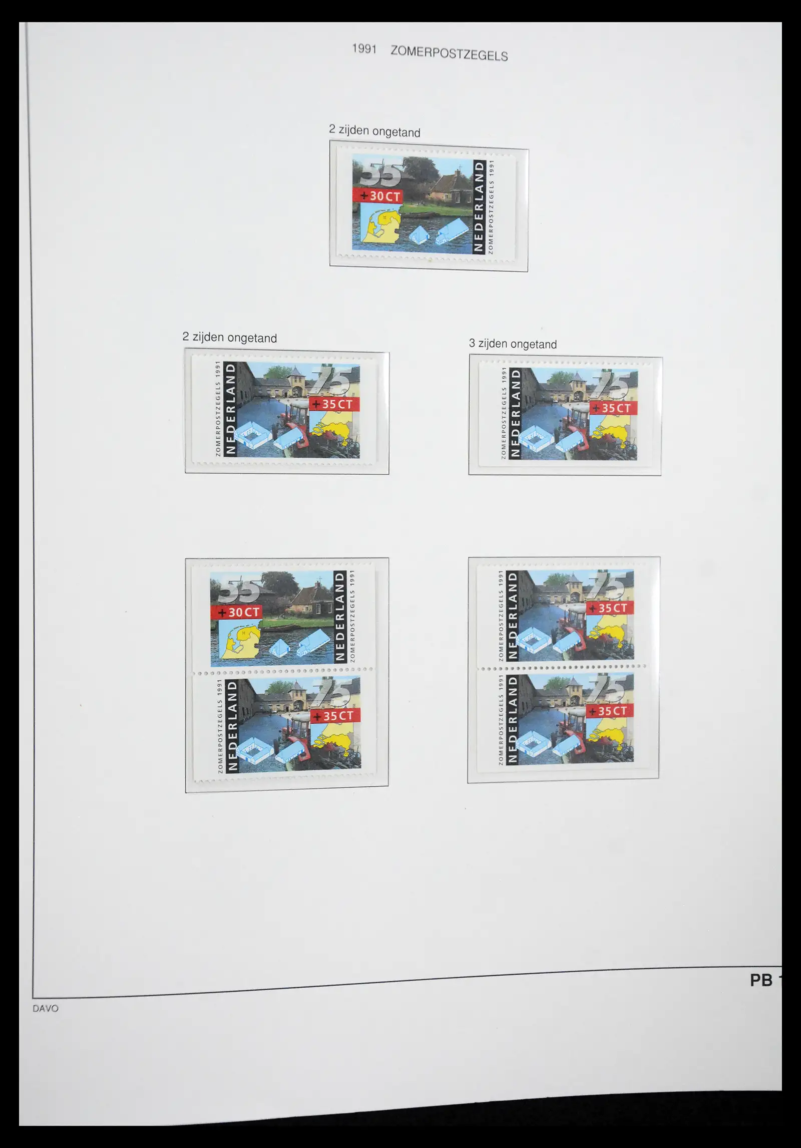41423 0064 - Postzegelverzameling 41423 Nederland automaatboekjes 1964-1994.