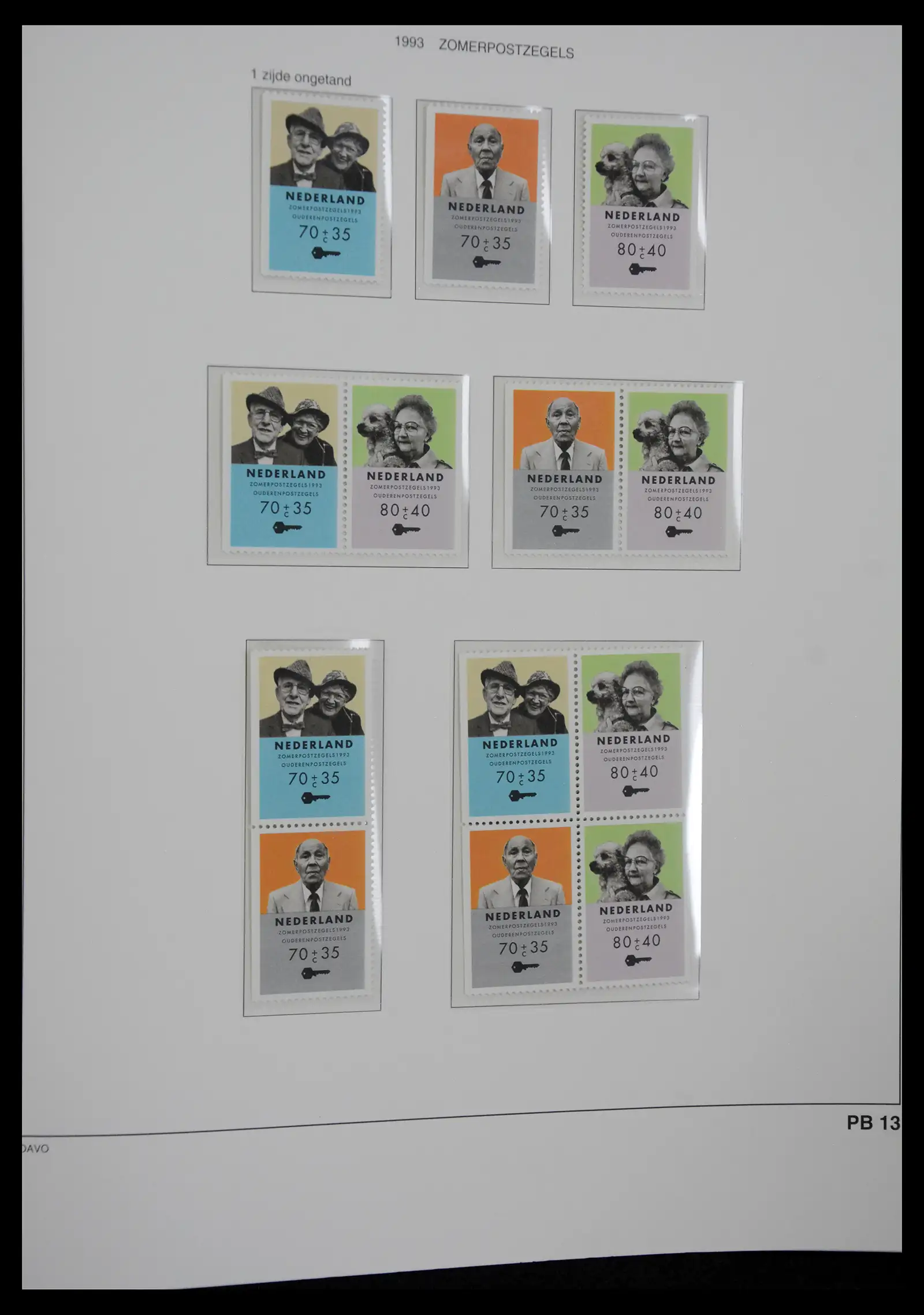 41423 0067 - Postzegelverzameling 41423 Nederland automaatboekjes 1964-1994.