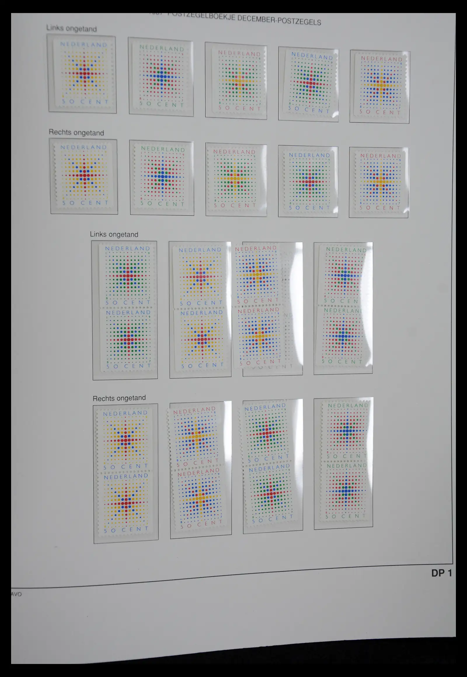 41423 0069 - Postzegelverzameling 41423 Nederland automaatboekjes 1964-1994.