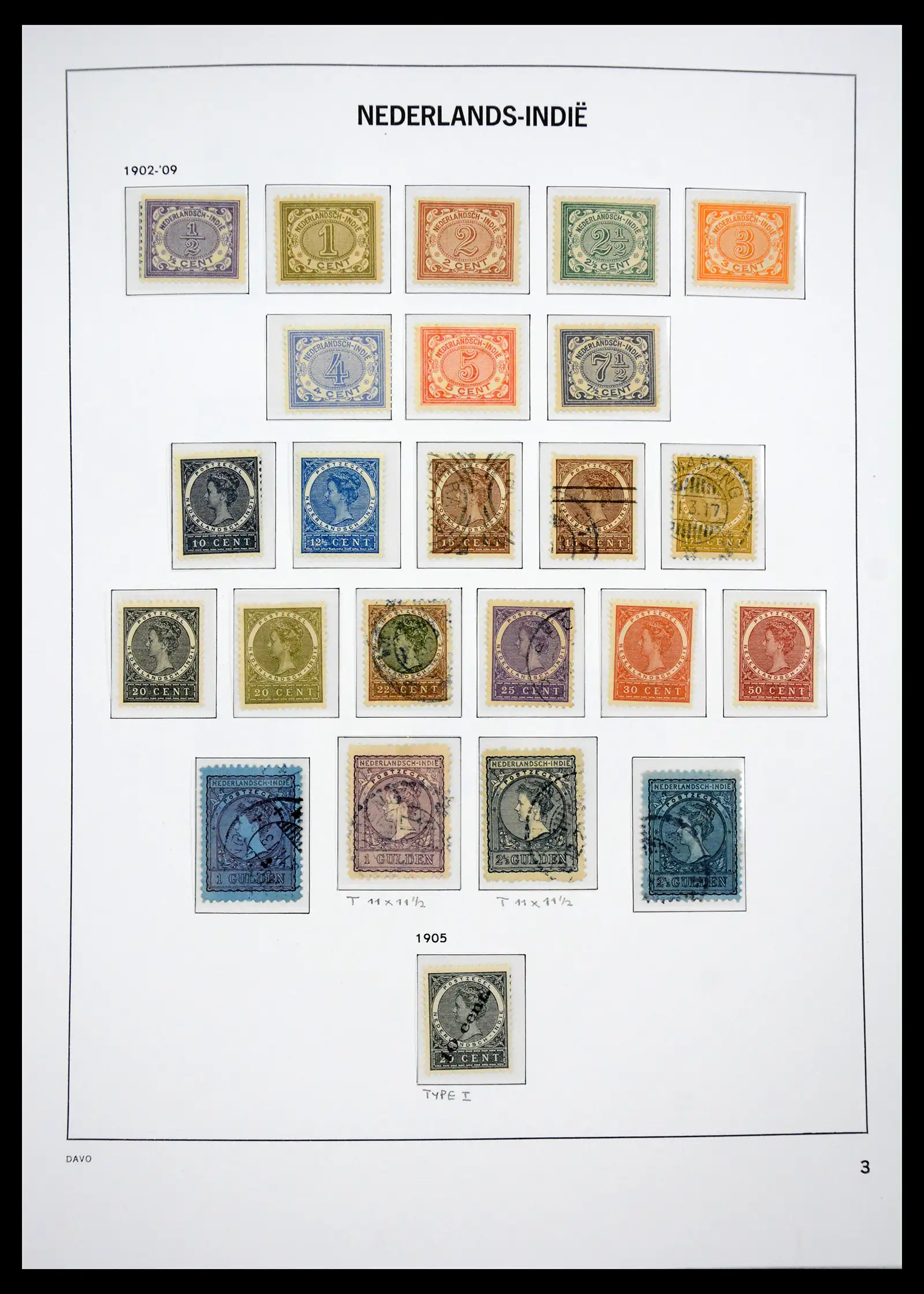 41429 0005 - Stamp collection 41429 Dutch east Indies 1864-1949.