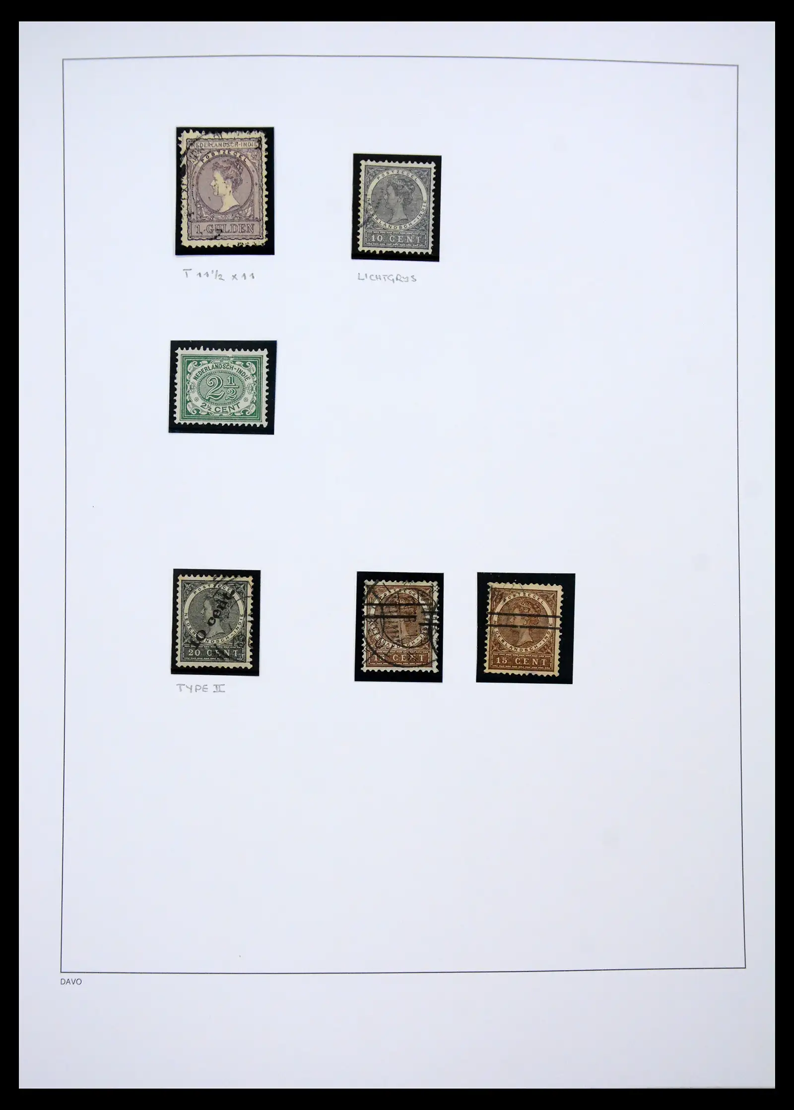 41429 0006 - Stamp collection 41429 Dutch east Indies 1864-1949.