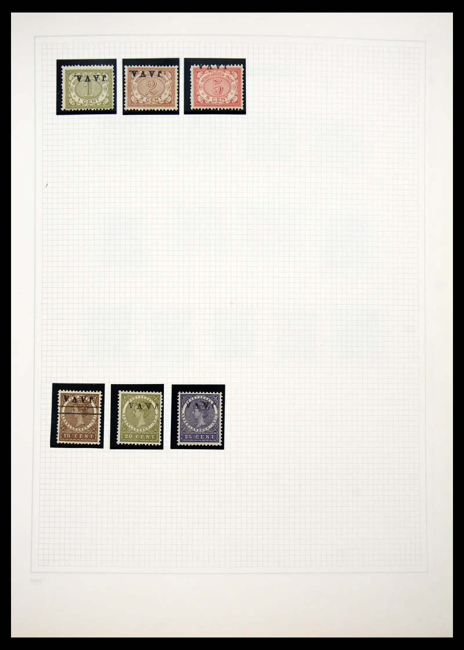 41429 0010 - Stamp collection 41429 Dutch east Indies 1864-1949.