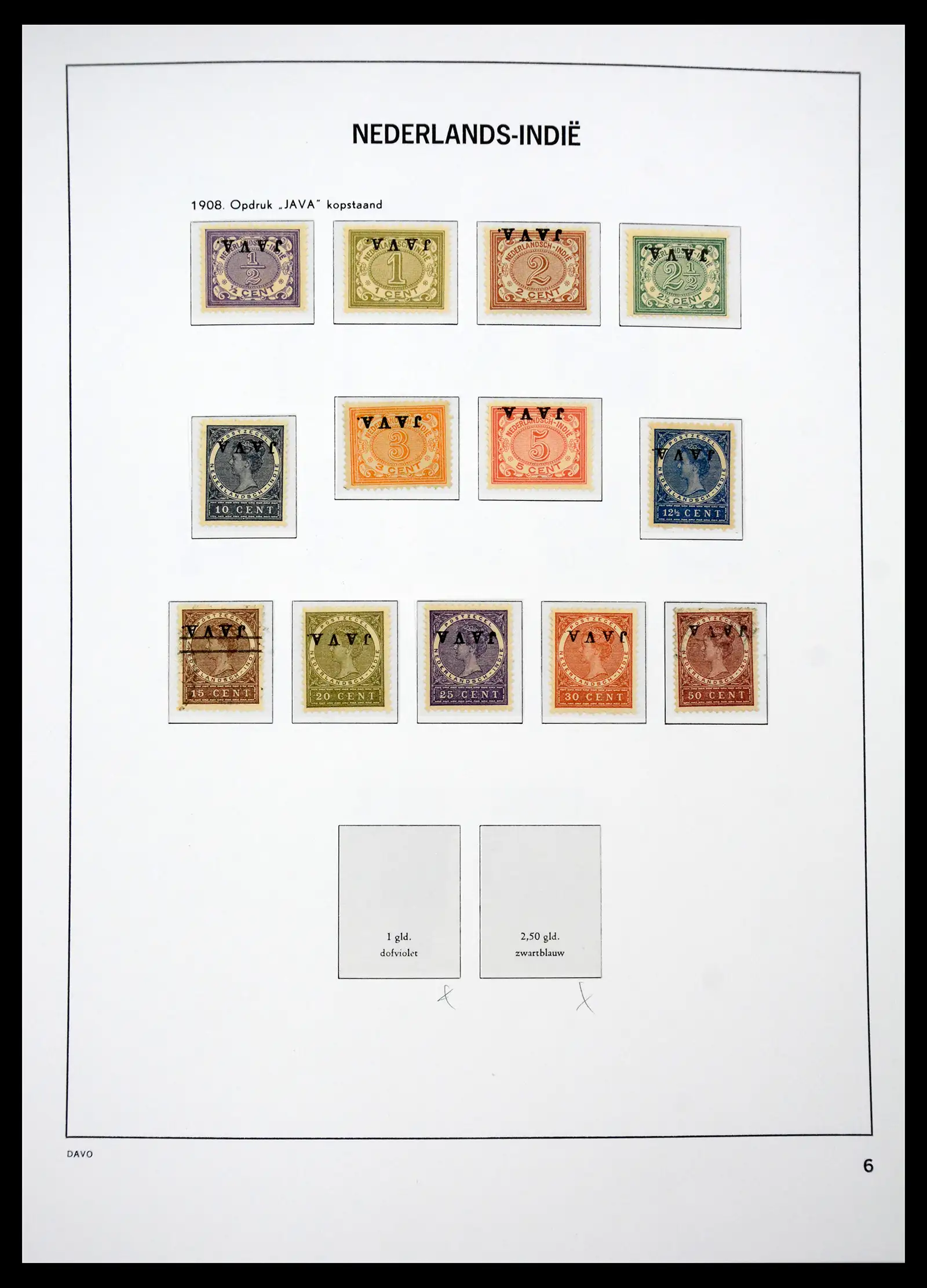 41429 0011 - Stamp collection 41429 Dutch east Indies 1864-1949.