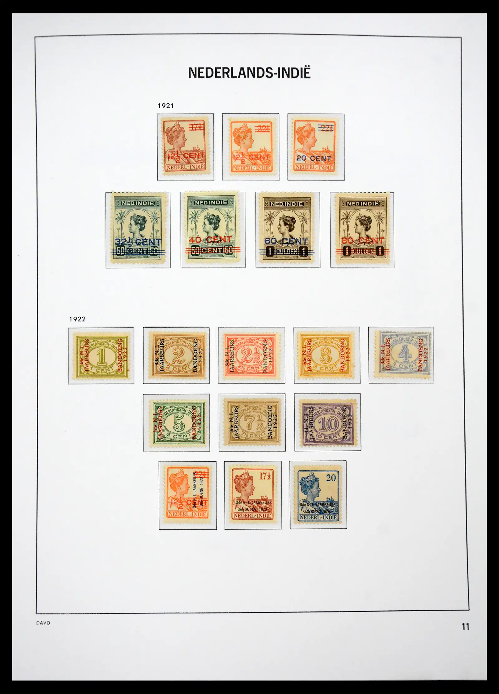 41429 0019 - Stamp collection 41429 Dutch east Indies 1864-1949.