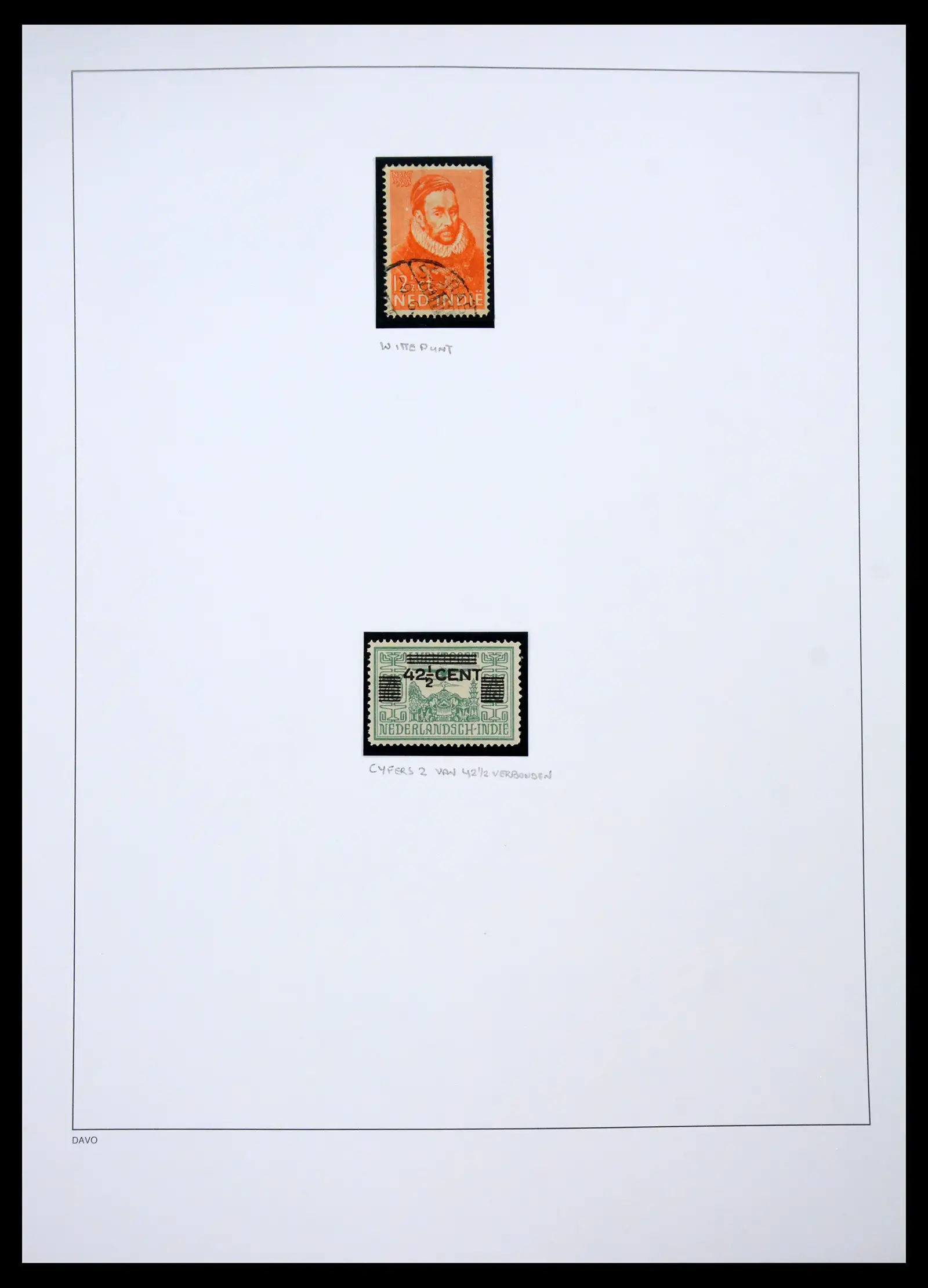 41429 0025 - Postzegelverzameling 41429 Nederlands Indië 1864-1949.