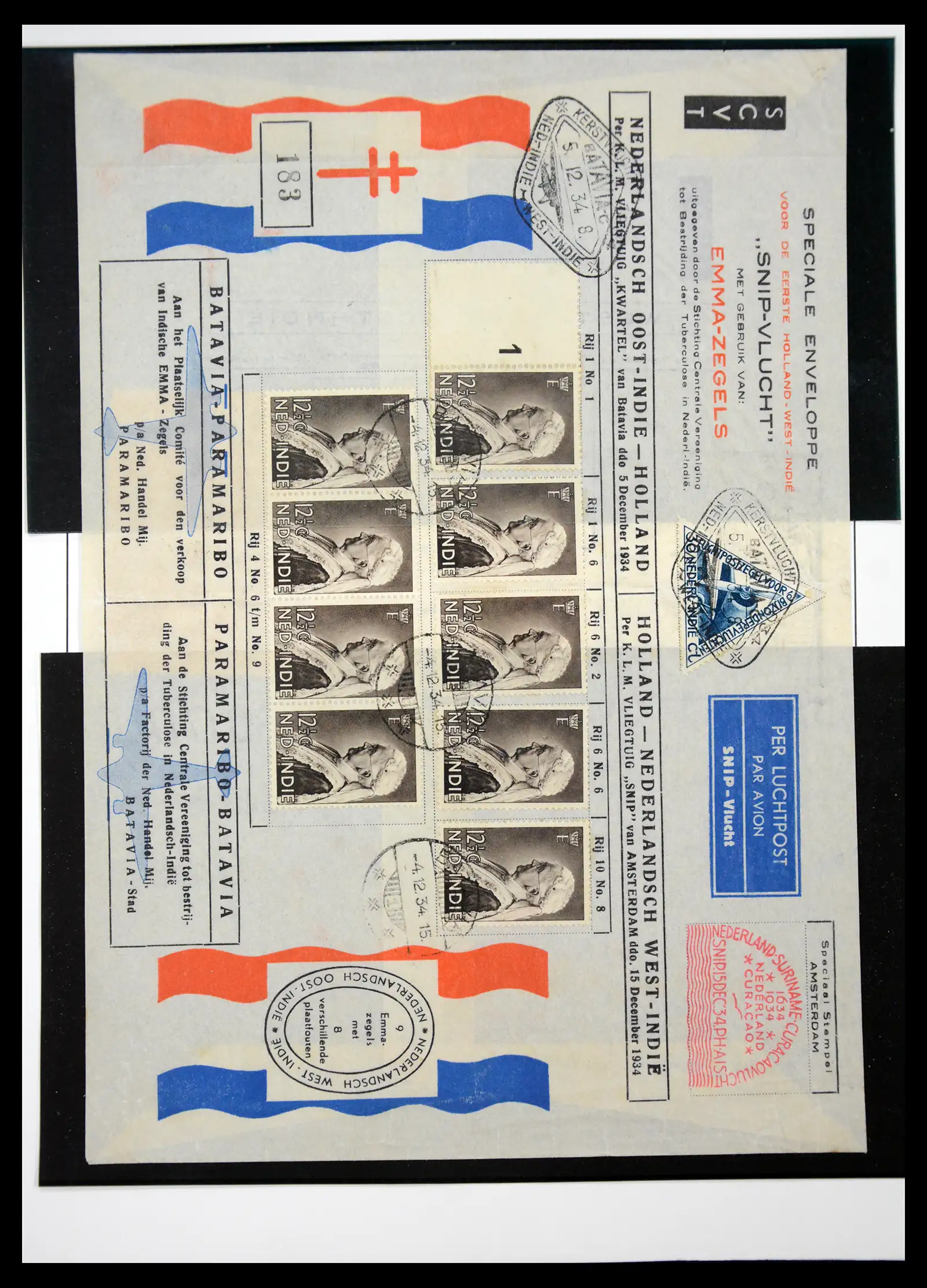 41429 0029 - Postzegelverzameling 41429 Nederlands Indië 1864-1949.