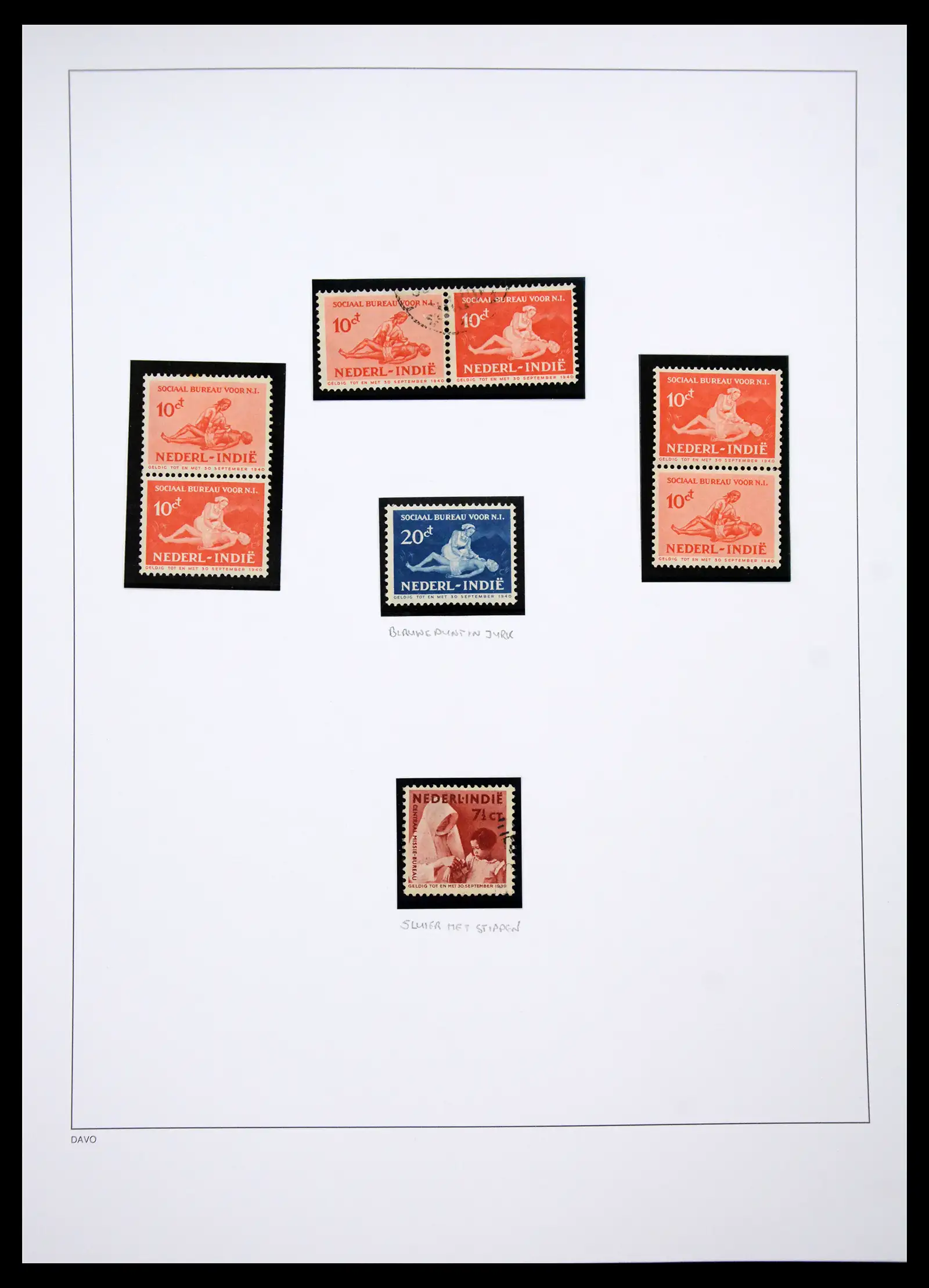 41429 0033 - Postzegelverzameling 41429 Nederlands Indië 1864-1949.