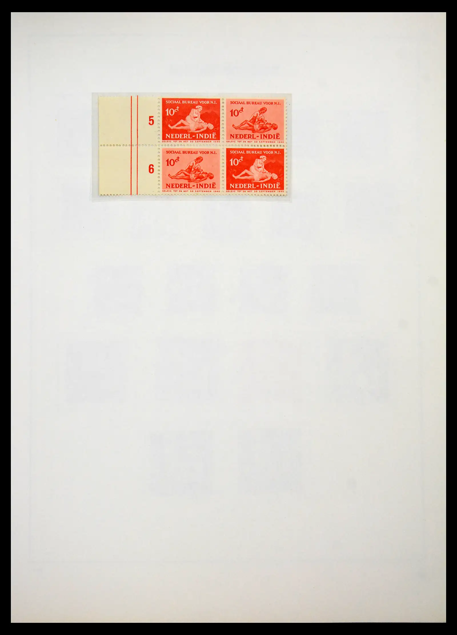 41429 0034 - Postzegelverzameling 41429 Nederlands Indië 1864-1949.