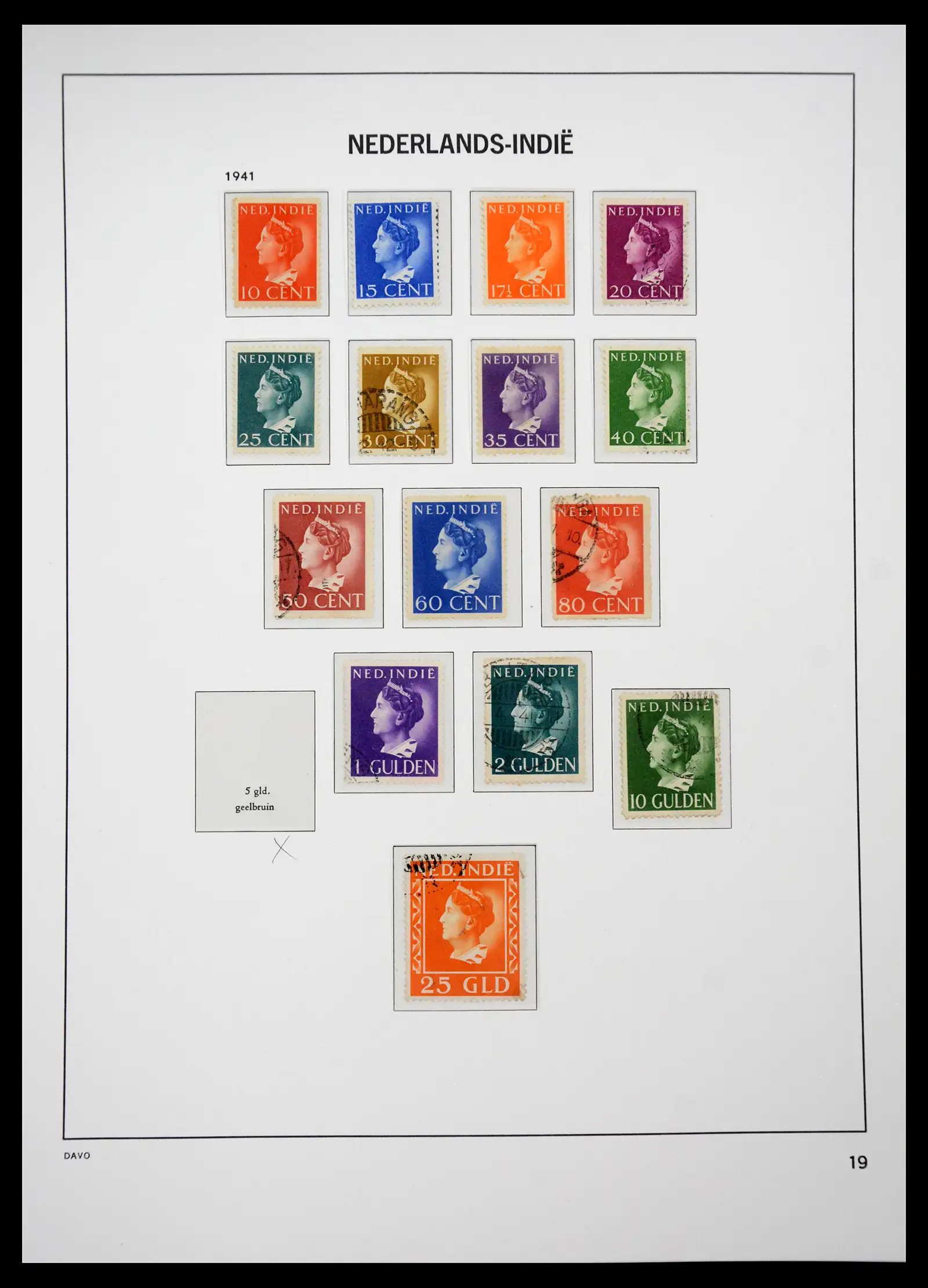 41429 0036 - Postzegelverzameling 41429 Nederlands Indië 1864-1949.