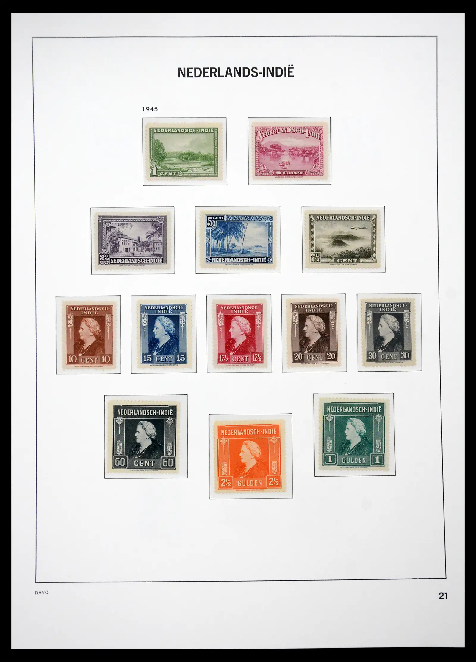 41429 0039 - Postzegelverzameling 41429 Nederlands Indië 1864-1949.