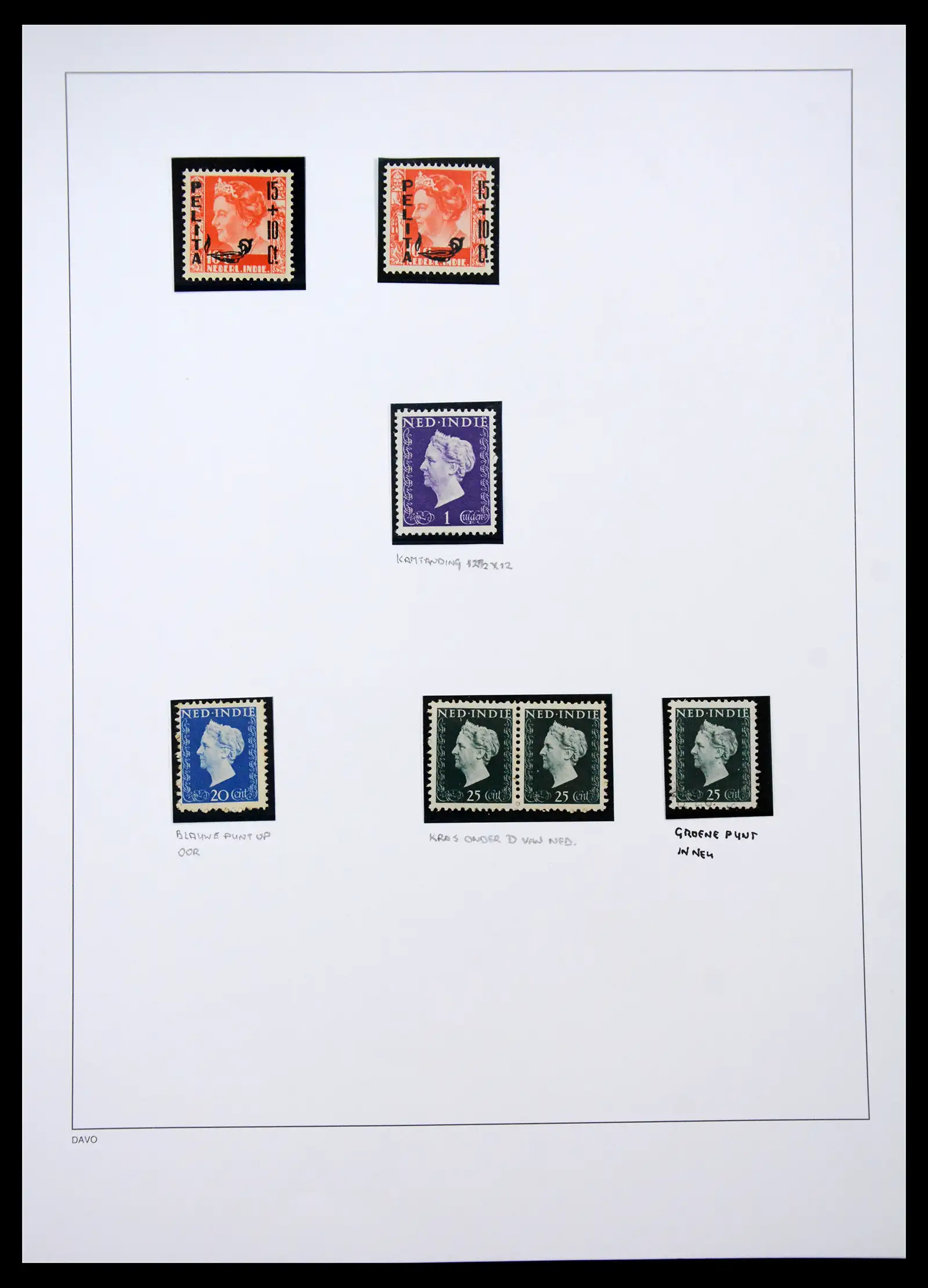 41429 0043 - Postzegelverzameling 41429 Nederlands Indië 1864-1949.