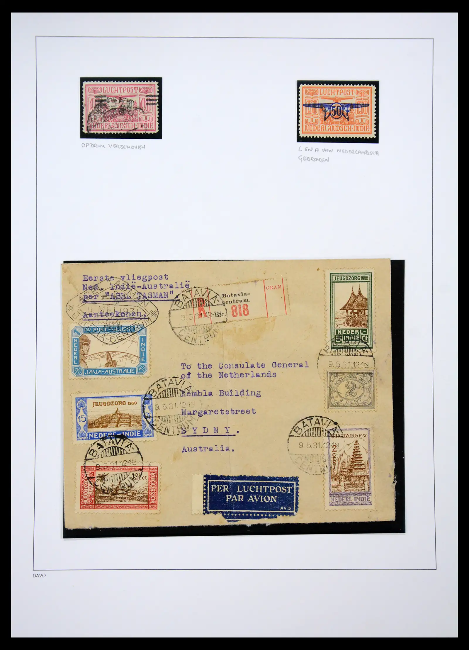 41429 0047 - Postzegelverzameling 41429 Nederlands Indië 1864-1949.