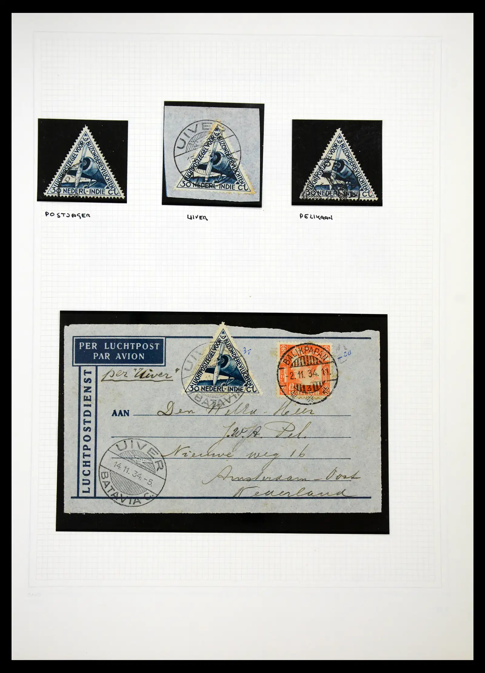 41429 0048 - Postzegelverzameling 41429 Nederlands Indië 1864-1949.