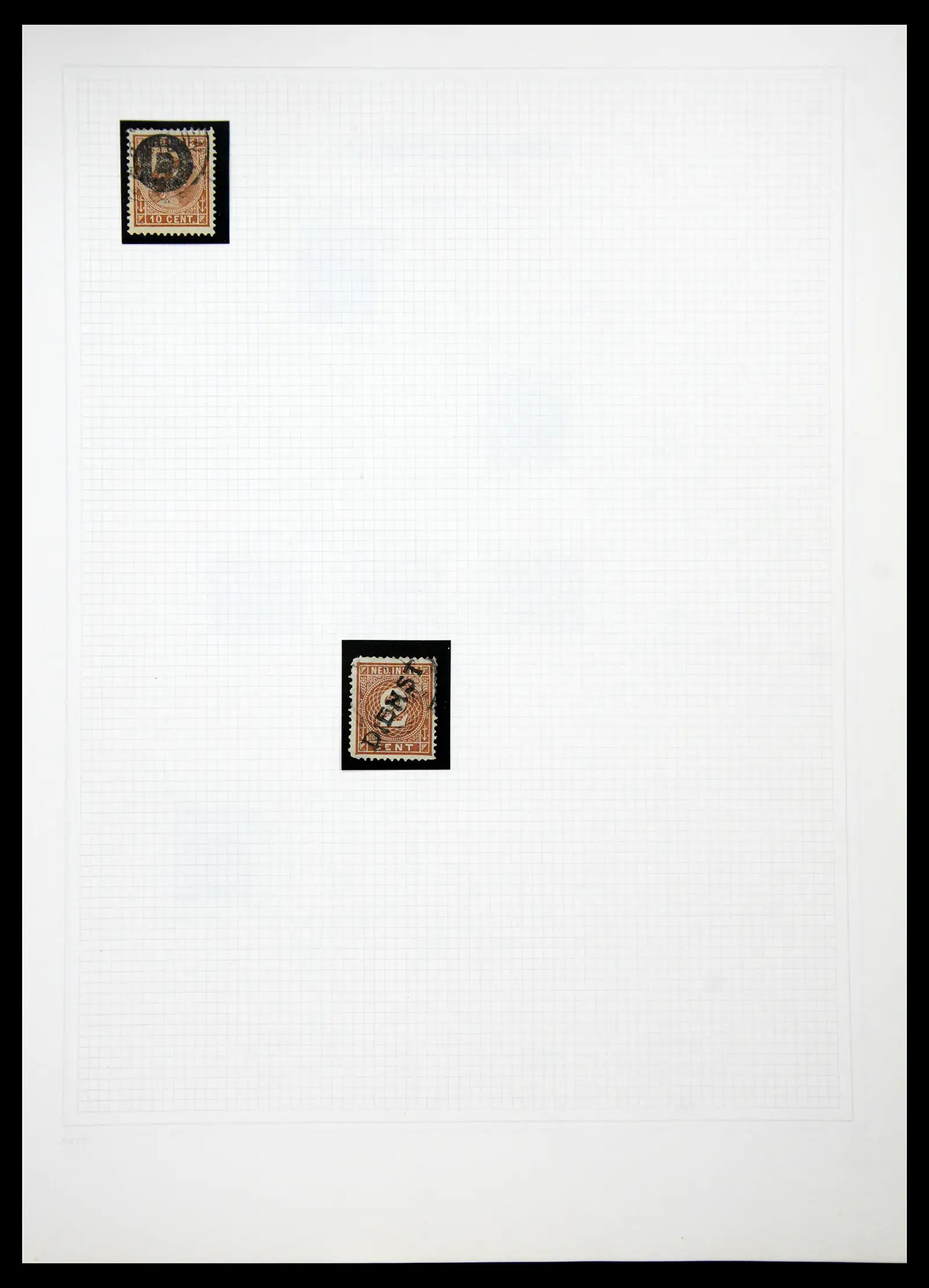 41429 0056 - Postzegelverzameling 41429 Nederlands Indië 1864-1949.