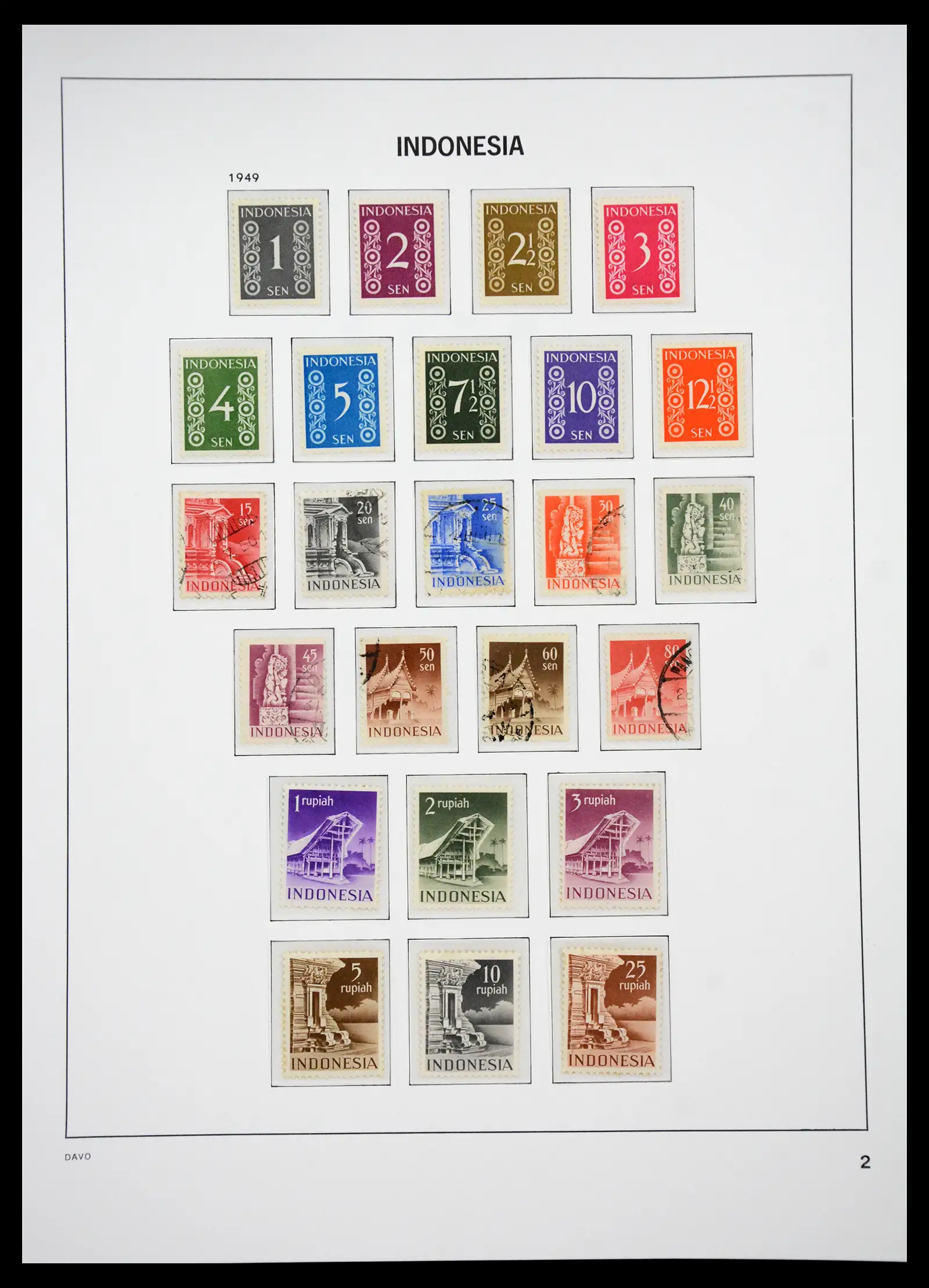 41429 0060 - Postzegelverzameling 41429 Nederlands Indië 1864-1949.