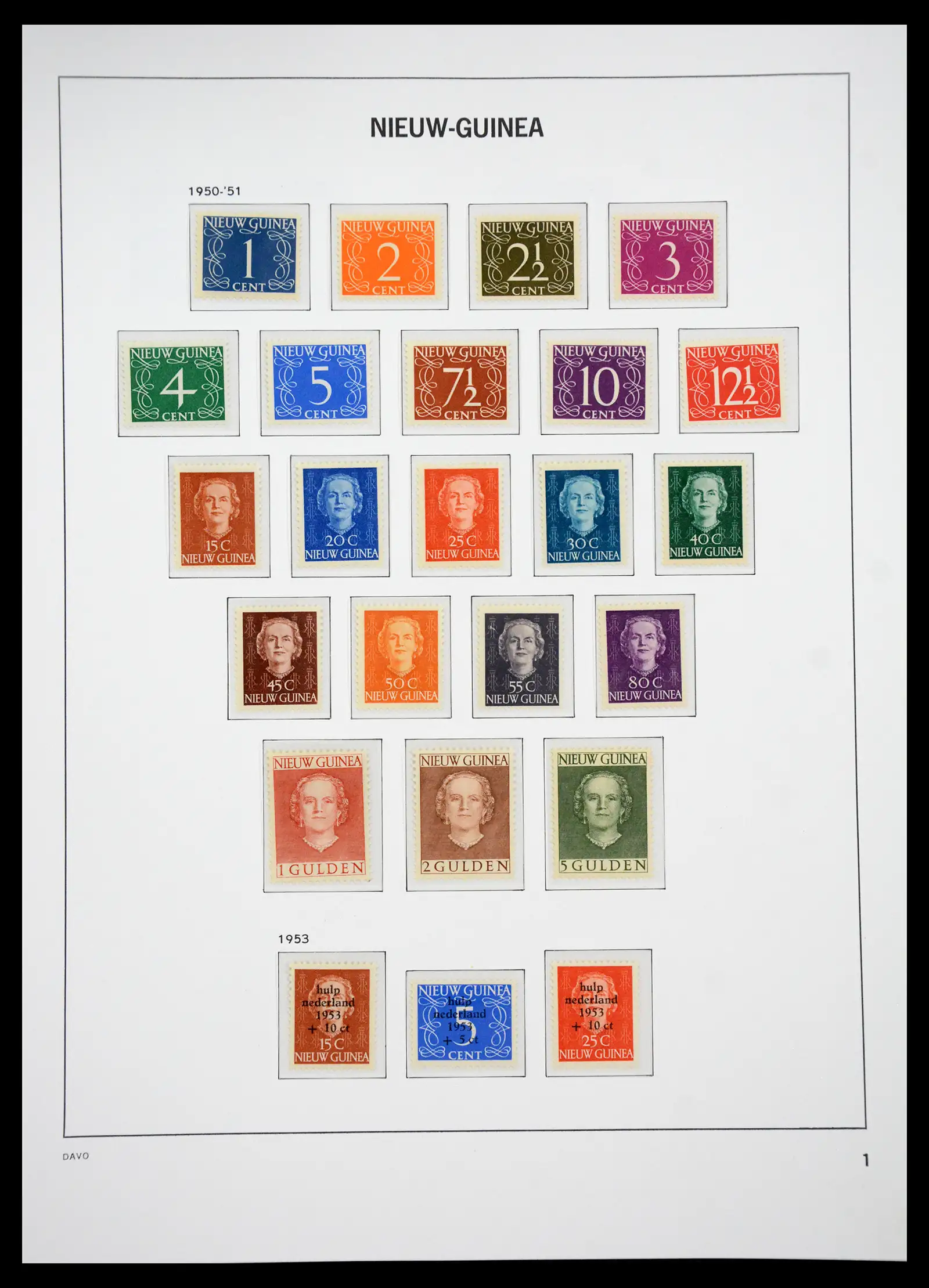 41429 0061 - Postzegelverzameling 41429 Nederlands Indië 1864-1949.