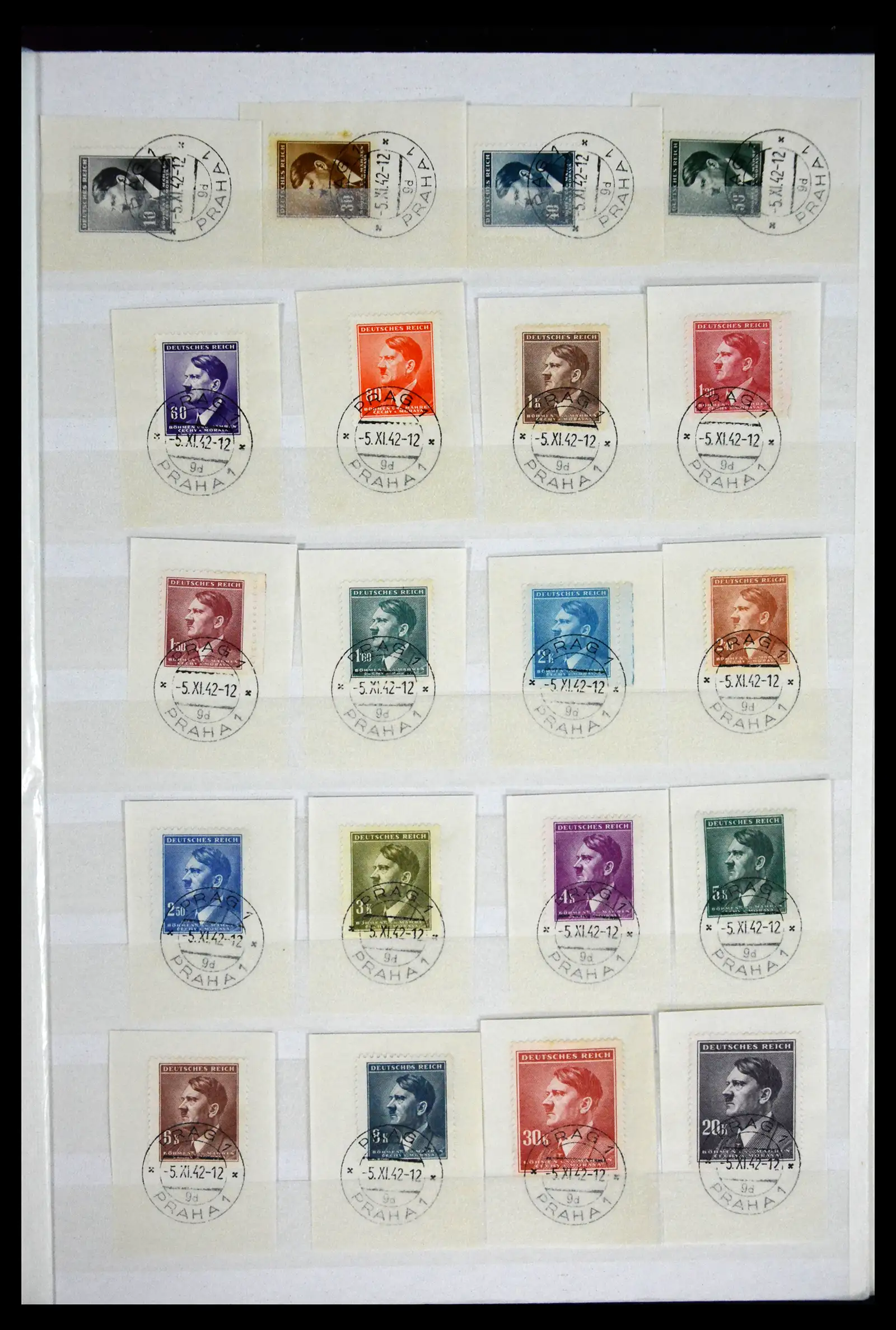 41441 0005 - Stamp collection 41441 Germany occupation WWII 1939-1945.