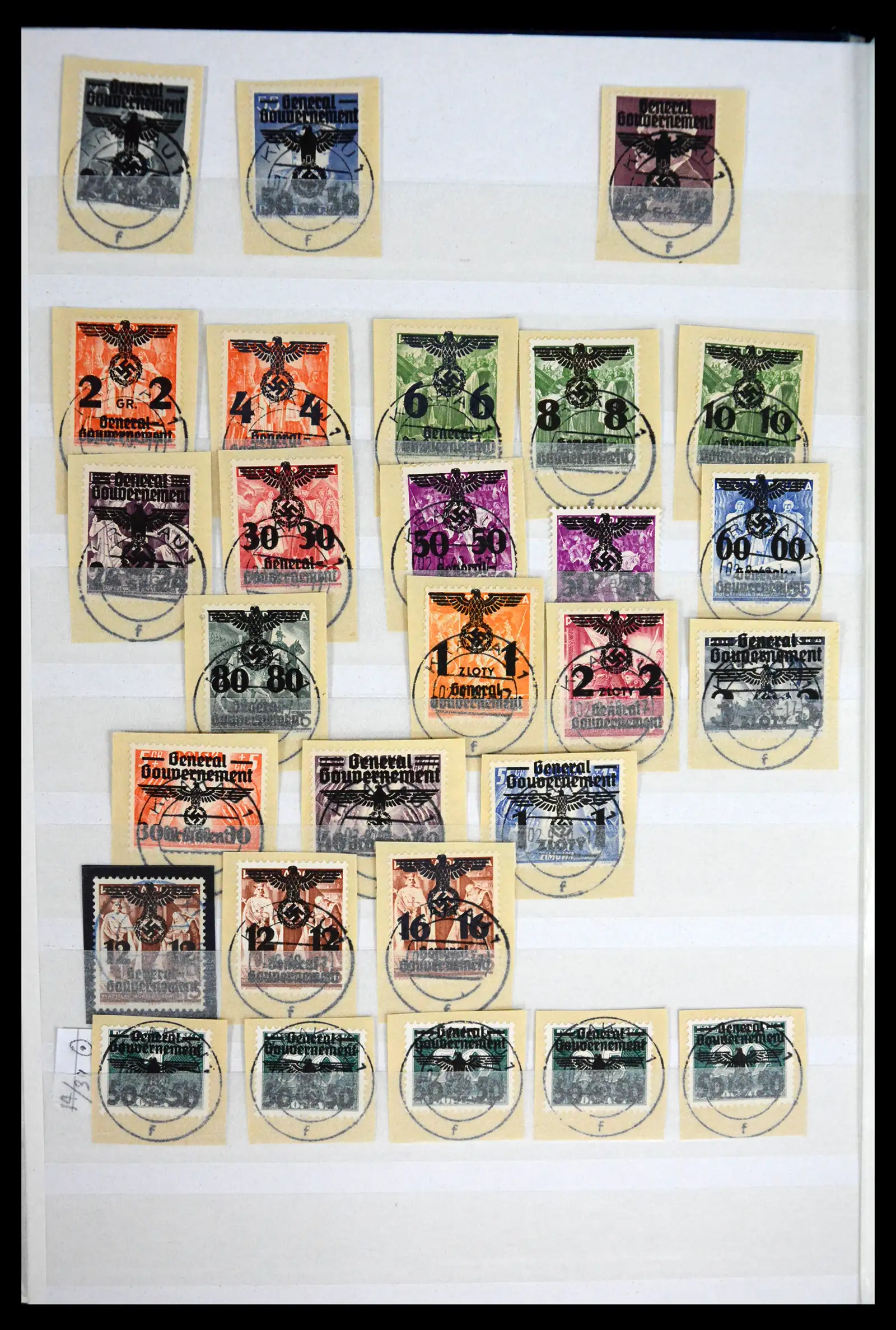 41441 0006 - Stamp collection 41441 Germany occupation WWII 1939-1945.