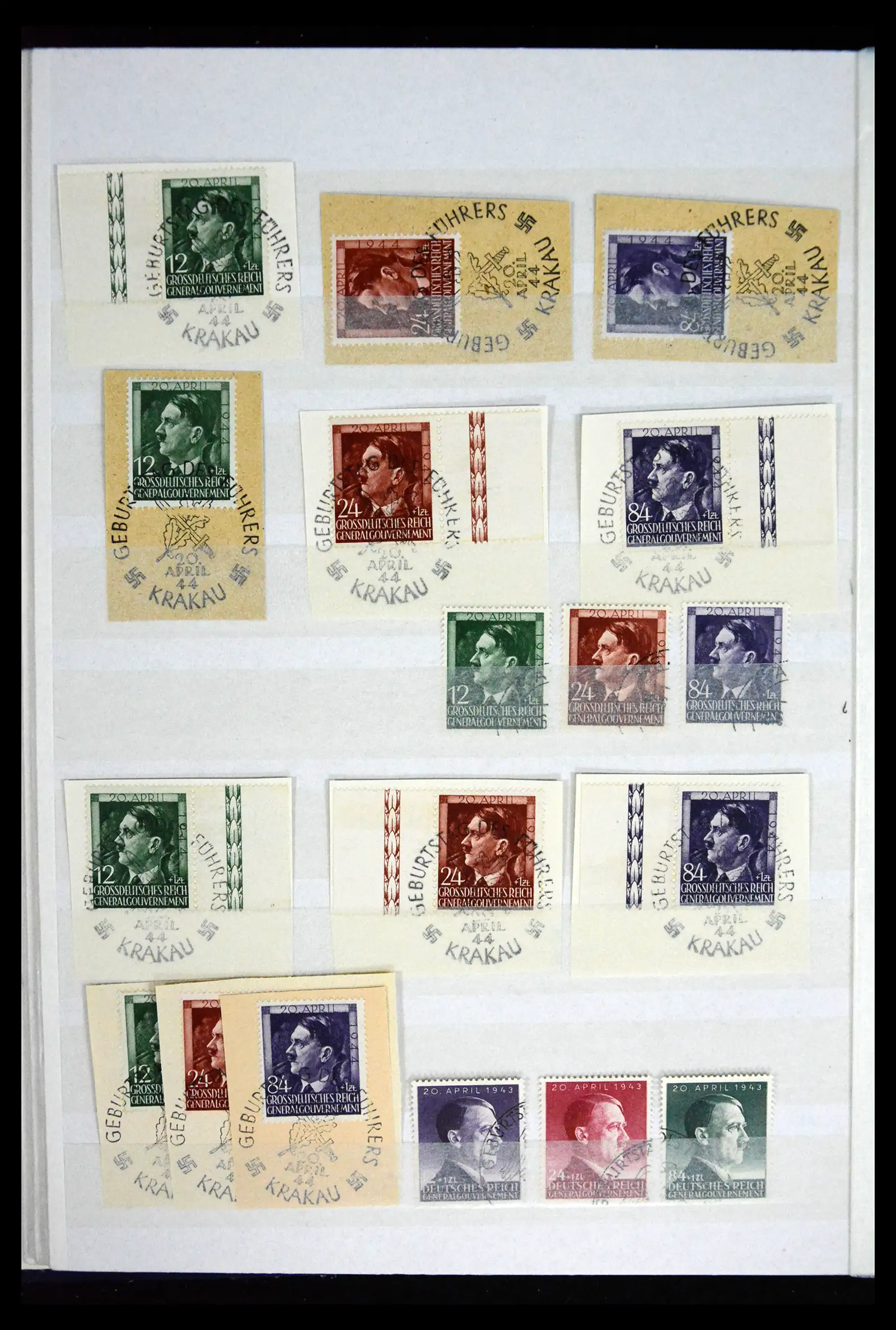 41441 0020 - Stamp collection 41441 Germany occupation WWII 1939-1945.
