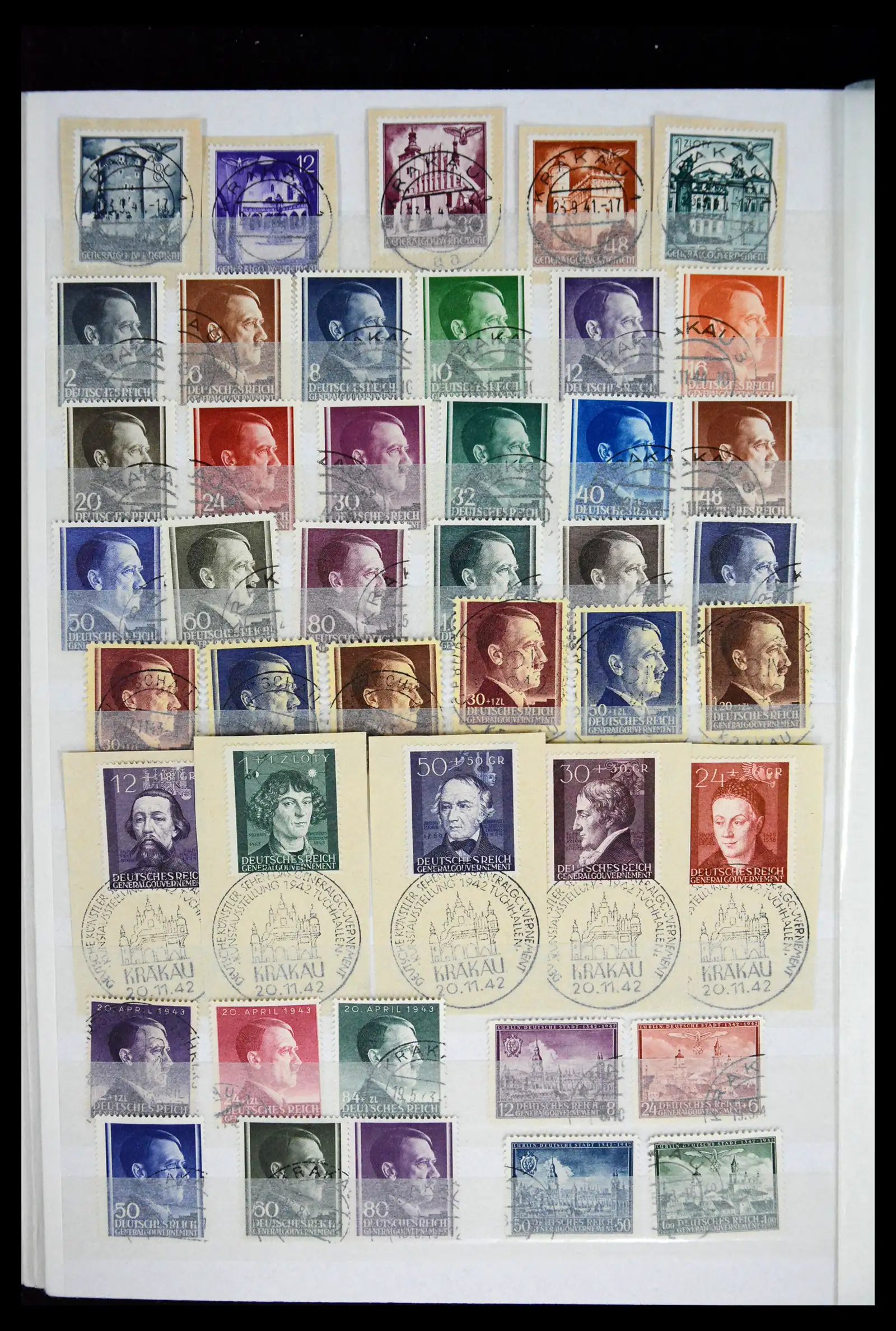 41441 0024 - Stamp collection 41441 Germany occupation WWII 1939-1945.