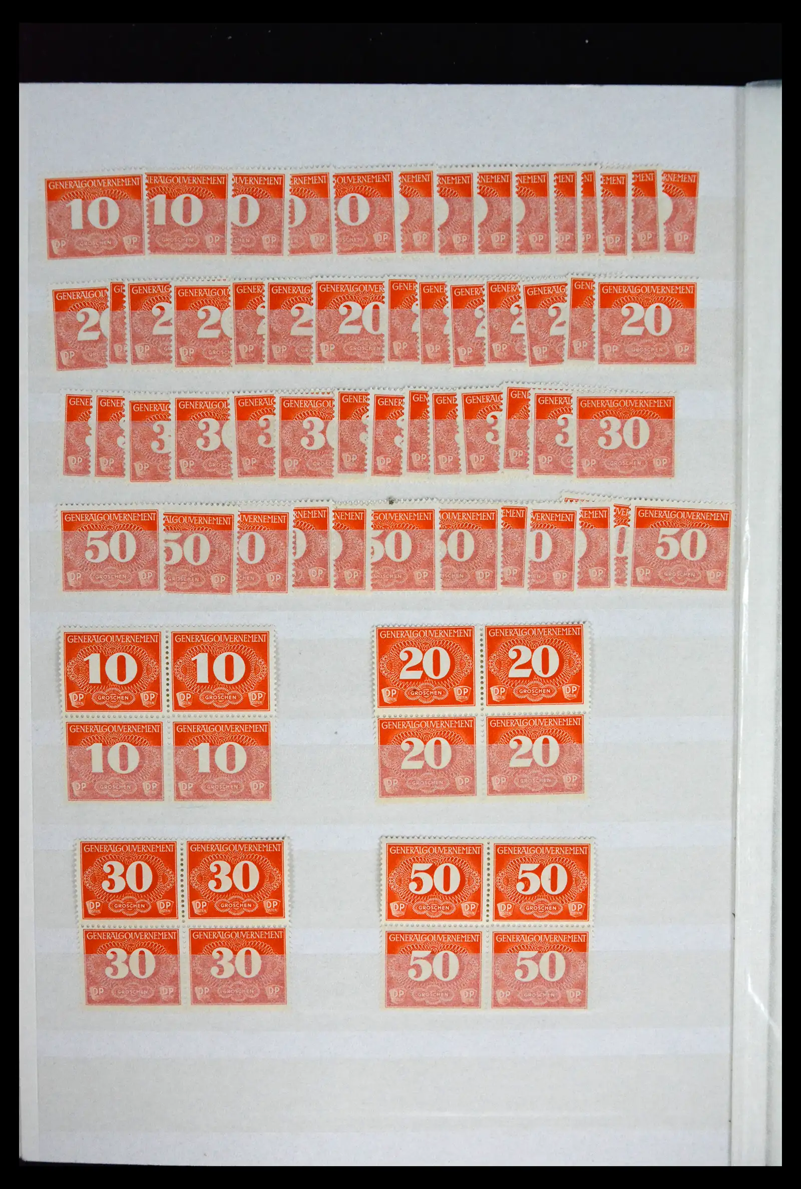 41441 0026 - Stamp collection 41441 Germany occupation WWII 1939-1945.