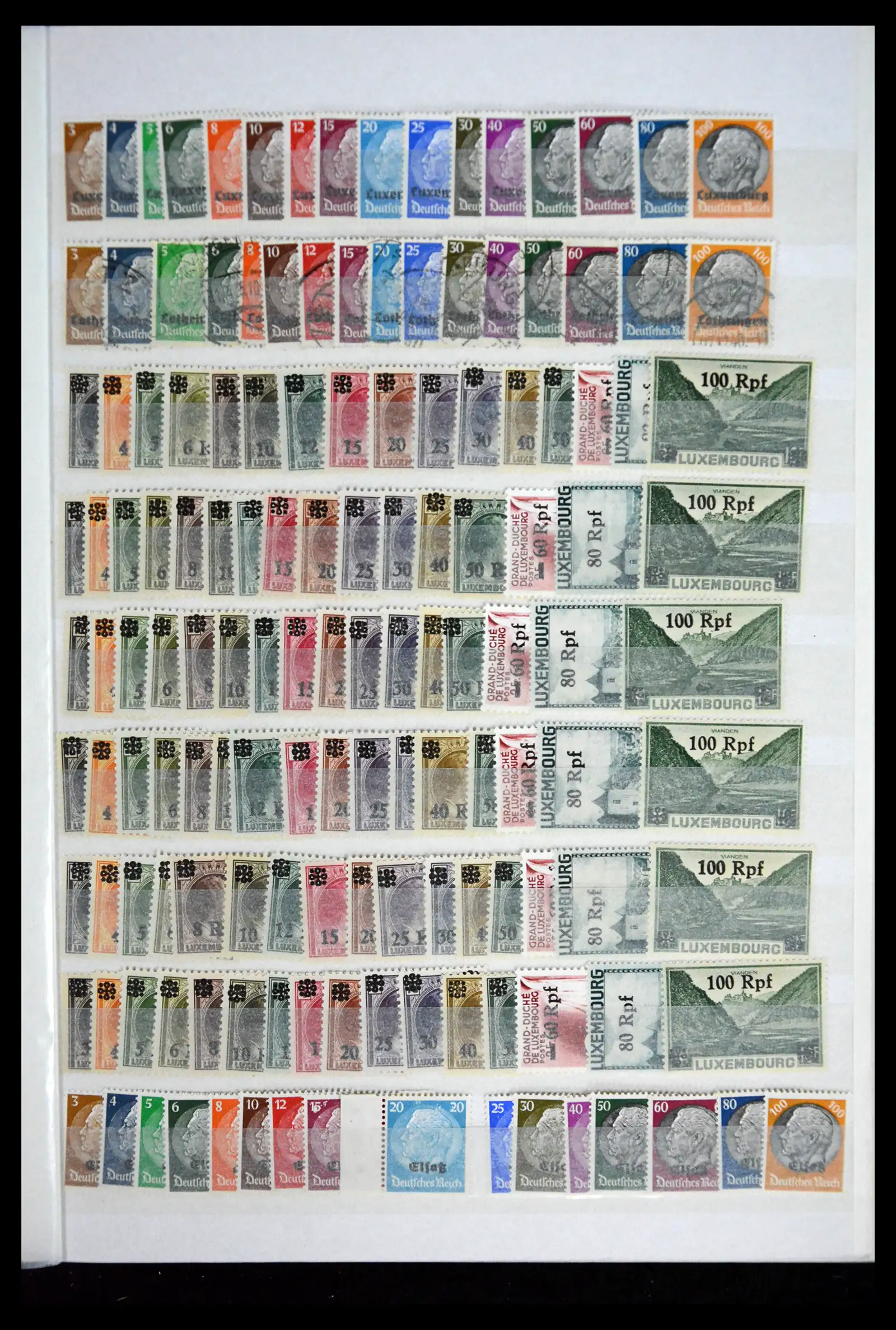 41441 0037 - Stamp collection 41441 Germany occupation WWII 1939-1945.