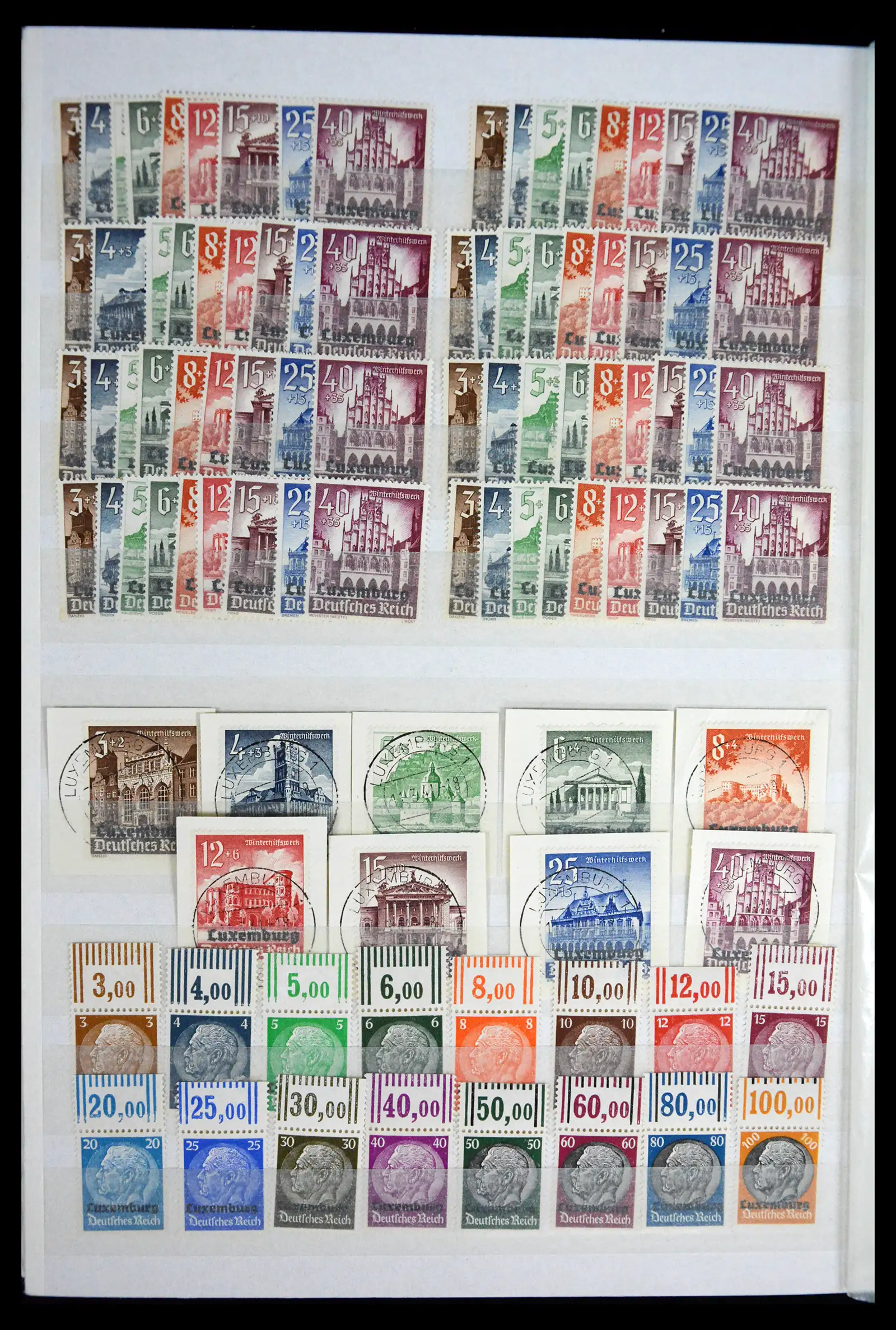 41441 0038 - Stamp collection 41441 Germany occupation WWII 1939-1945.