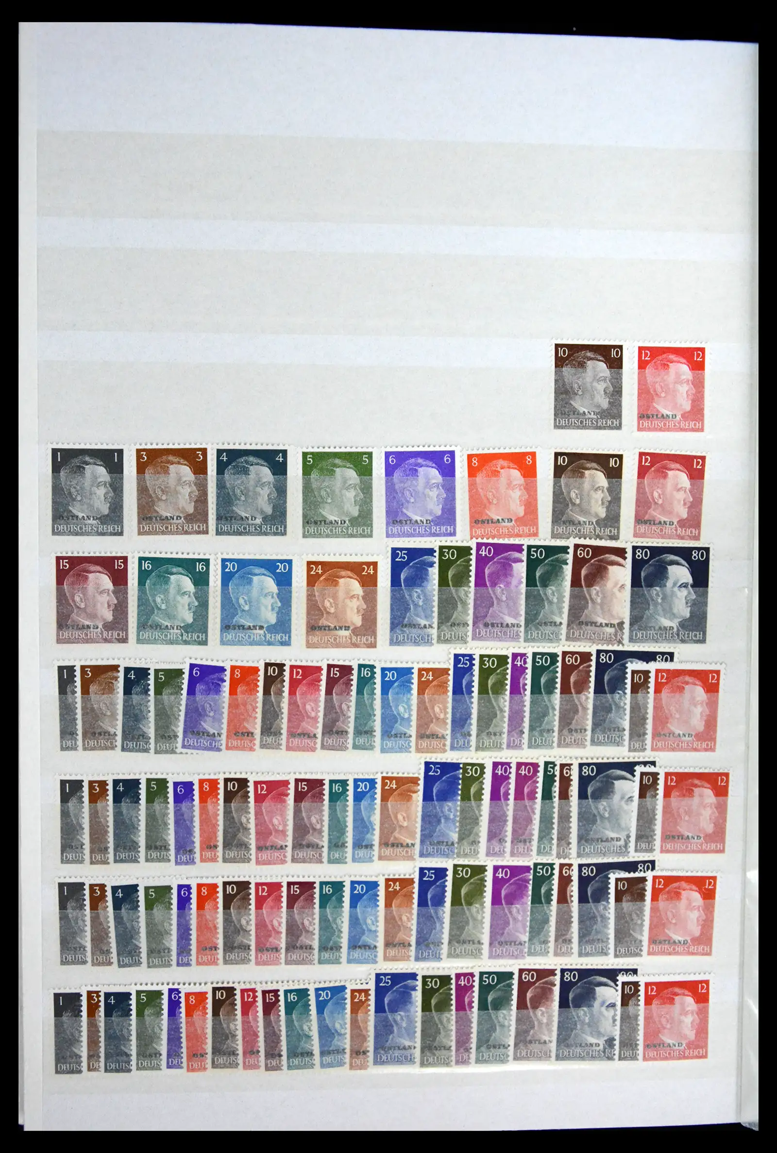 41441 0040 - Stamp collection 41441 Germany occupation WWII 1939-1945.