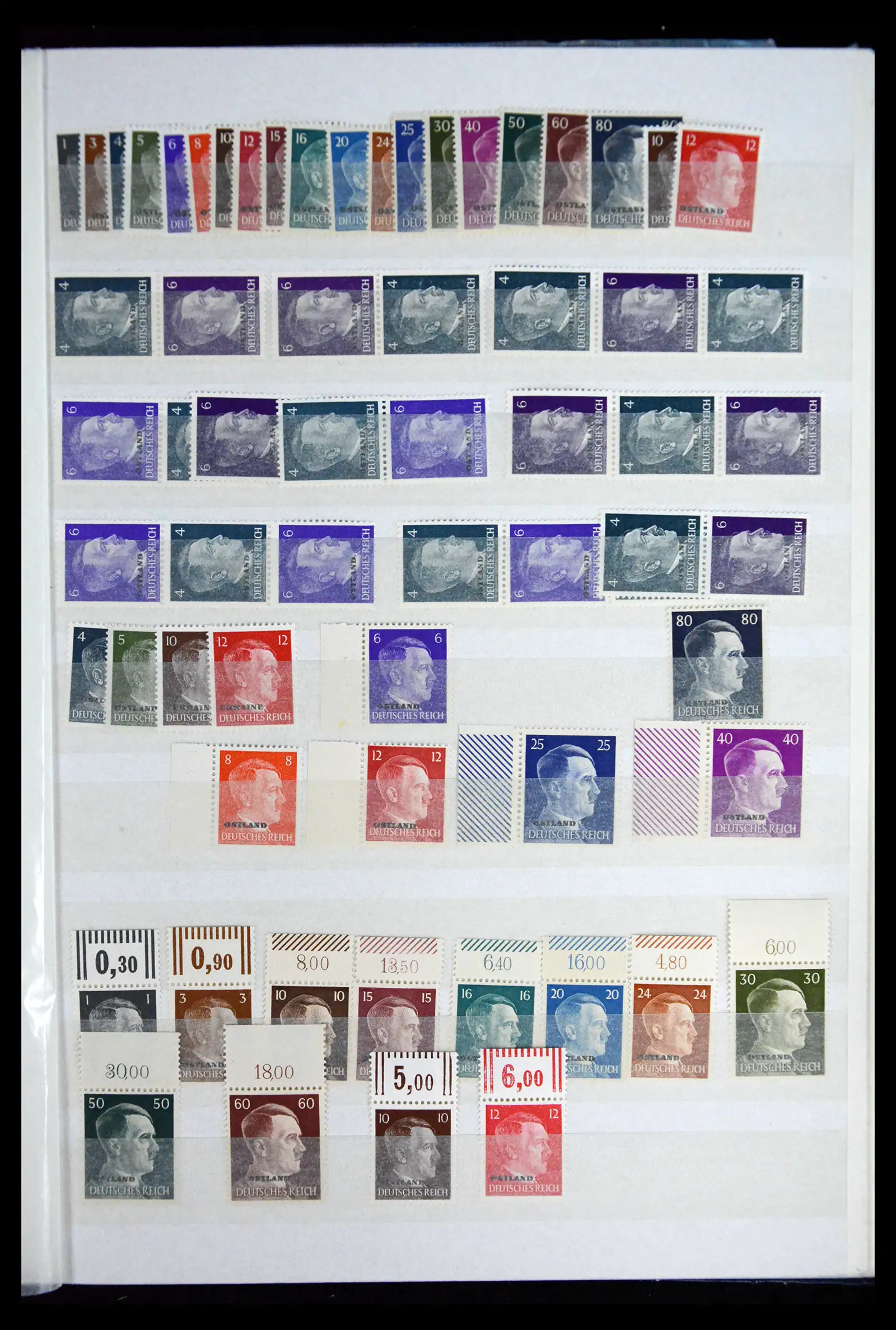 41441 0041 - Stamp collection 41441 Germany occupation WWII 1939-1945.