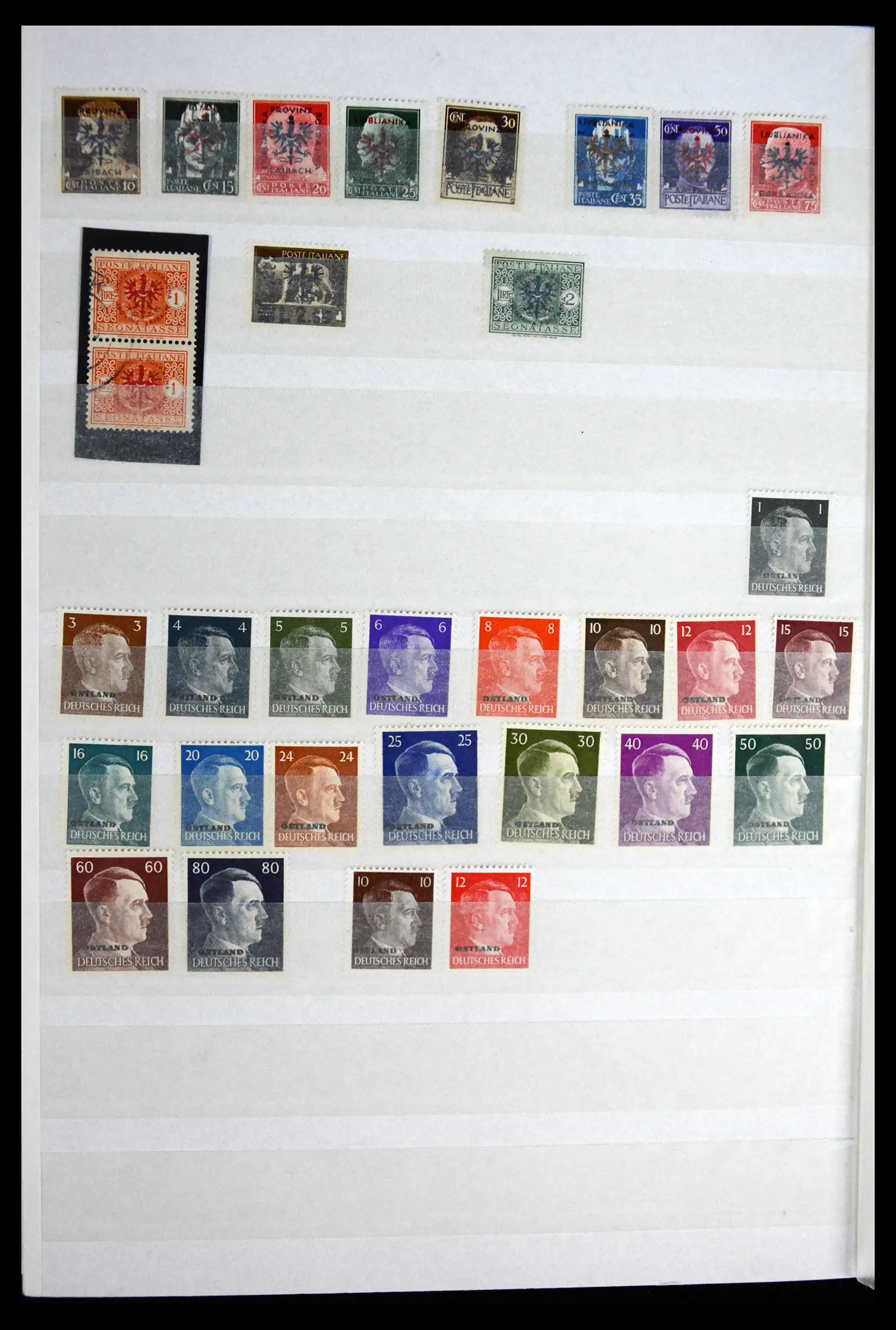 41441 0042 - Stamp collection 41441 Germany occupation WWII 1939-1945.