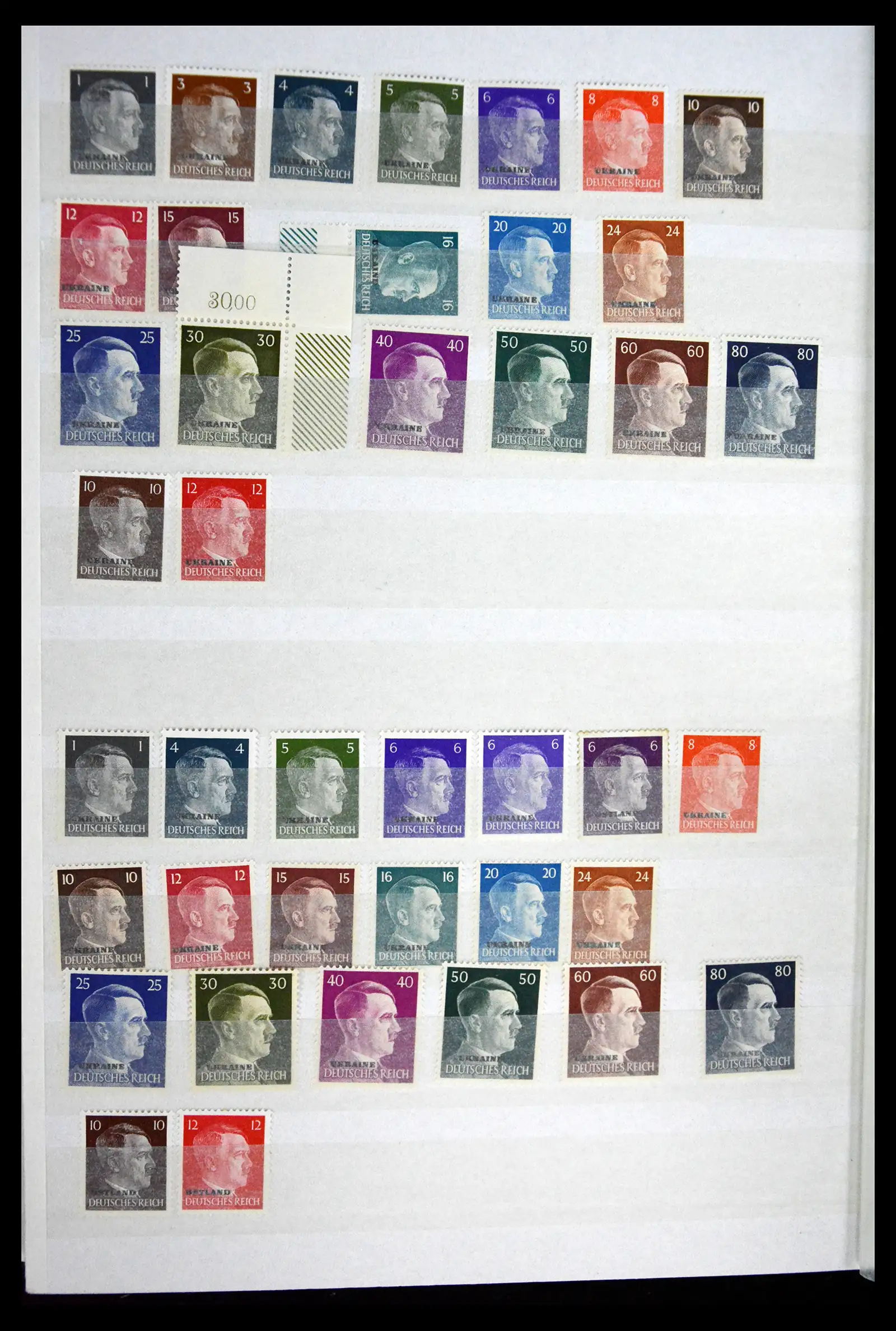 41441 0044 - Stamp collection 41441 Germany occupation WWII 1939-1945.