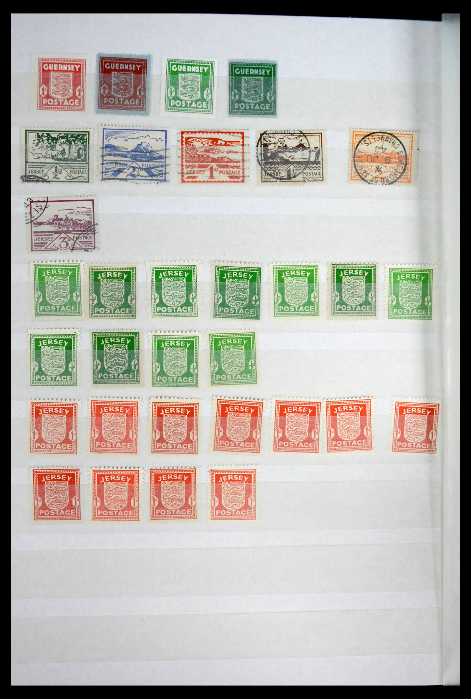 41441 0046 - Stamp collection 41441 Germany occupation WWII 1939-1945.