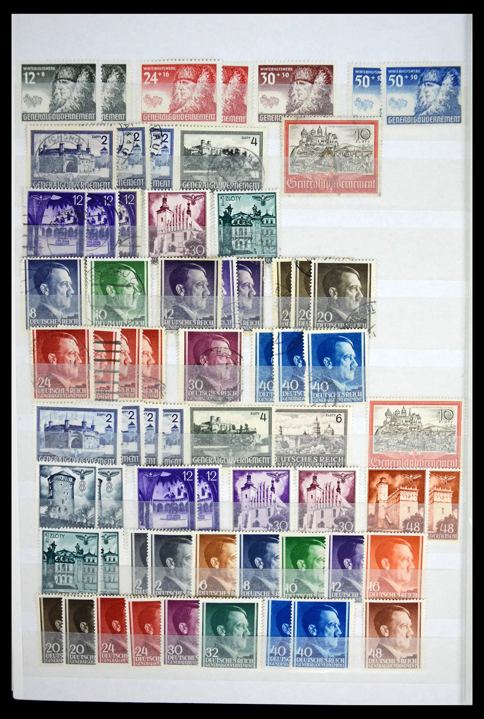 41441 0050 - Stamp collection 41441 Germany occupation WWII 1939-1945.