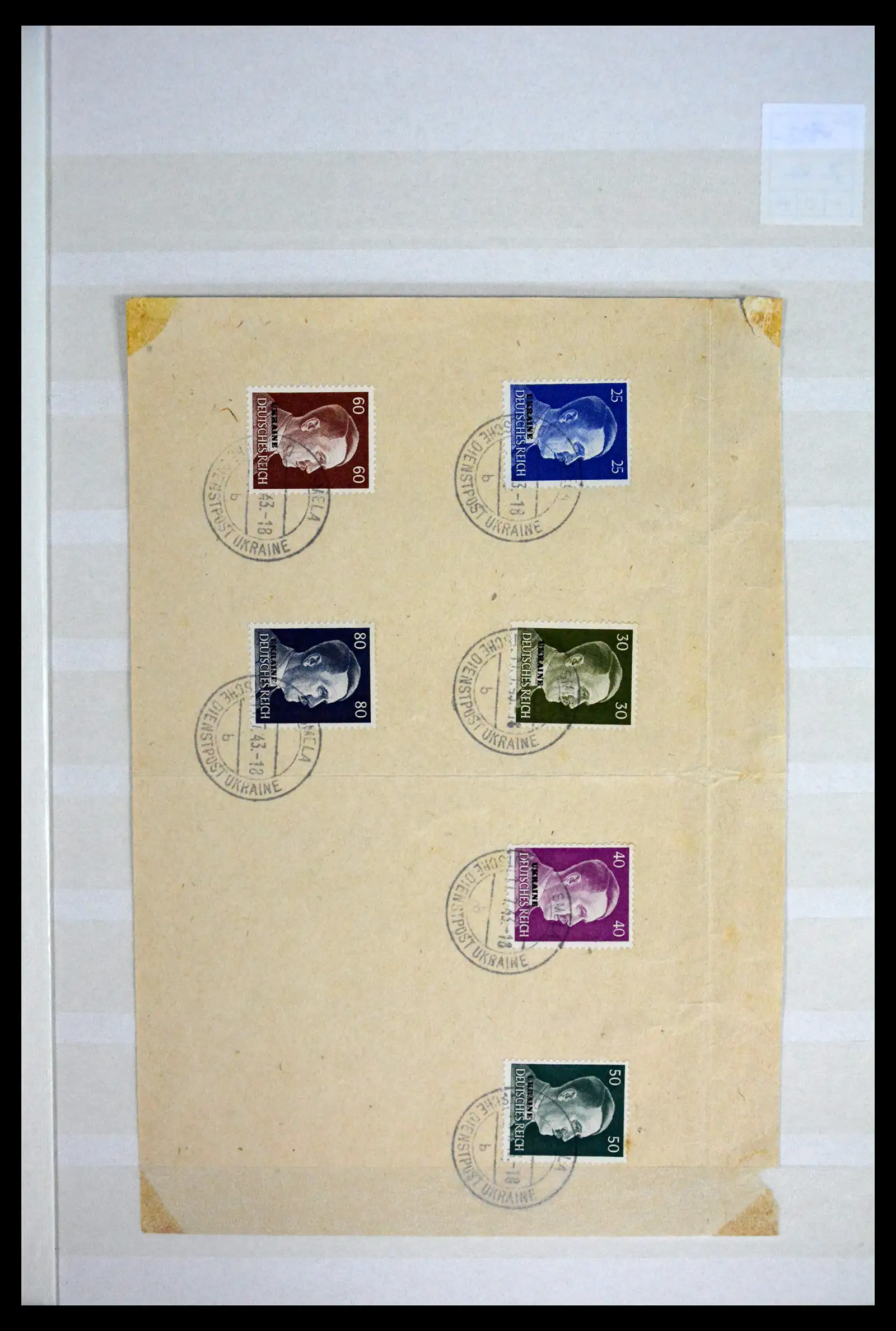 41441 0055 - Stamp collection 41441 Germany occupation WWII 1939-1945.